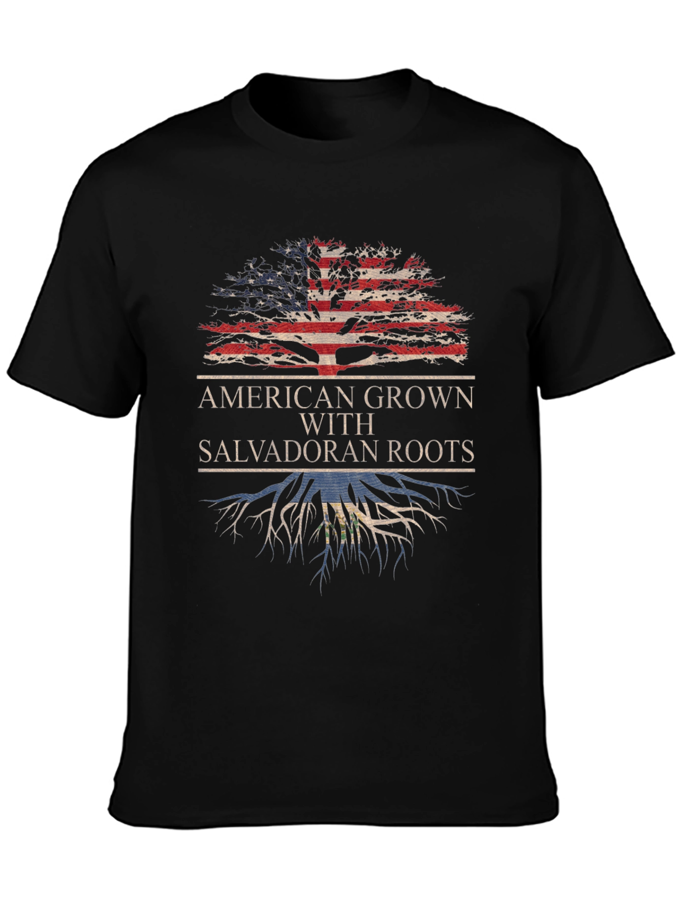 American Grown with Salvadoran Roots Tee