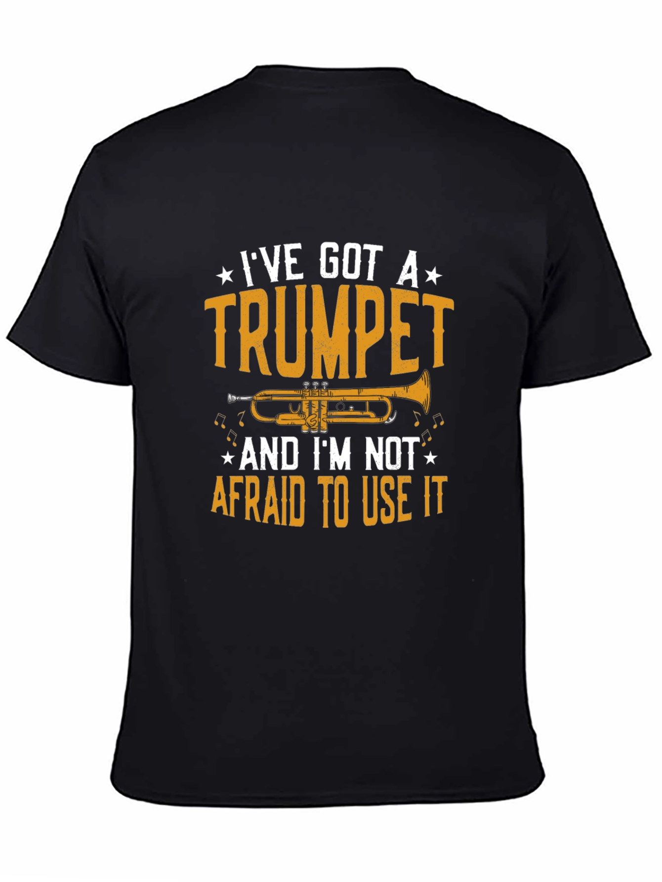 Trumpet Player Graphic T-Shirt - Music Lover Tee