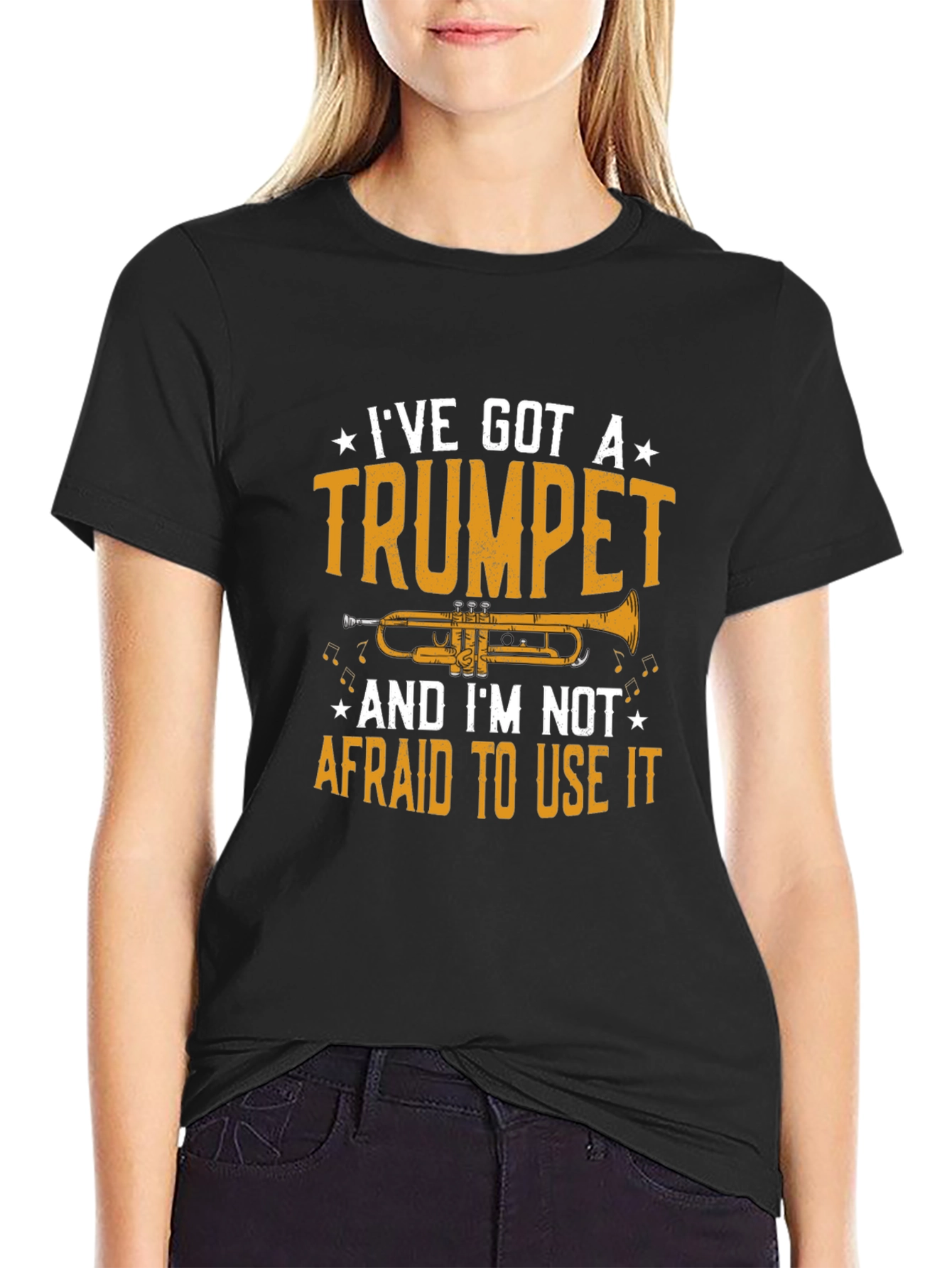 Trumpet Player Graphic T-Shirt - Music Lover Tee