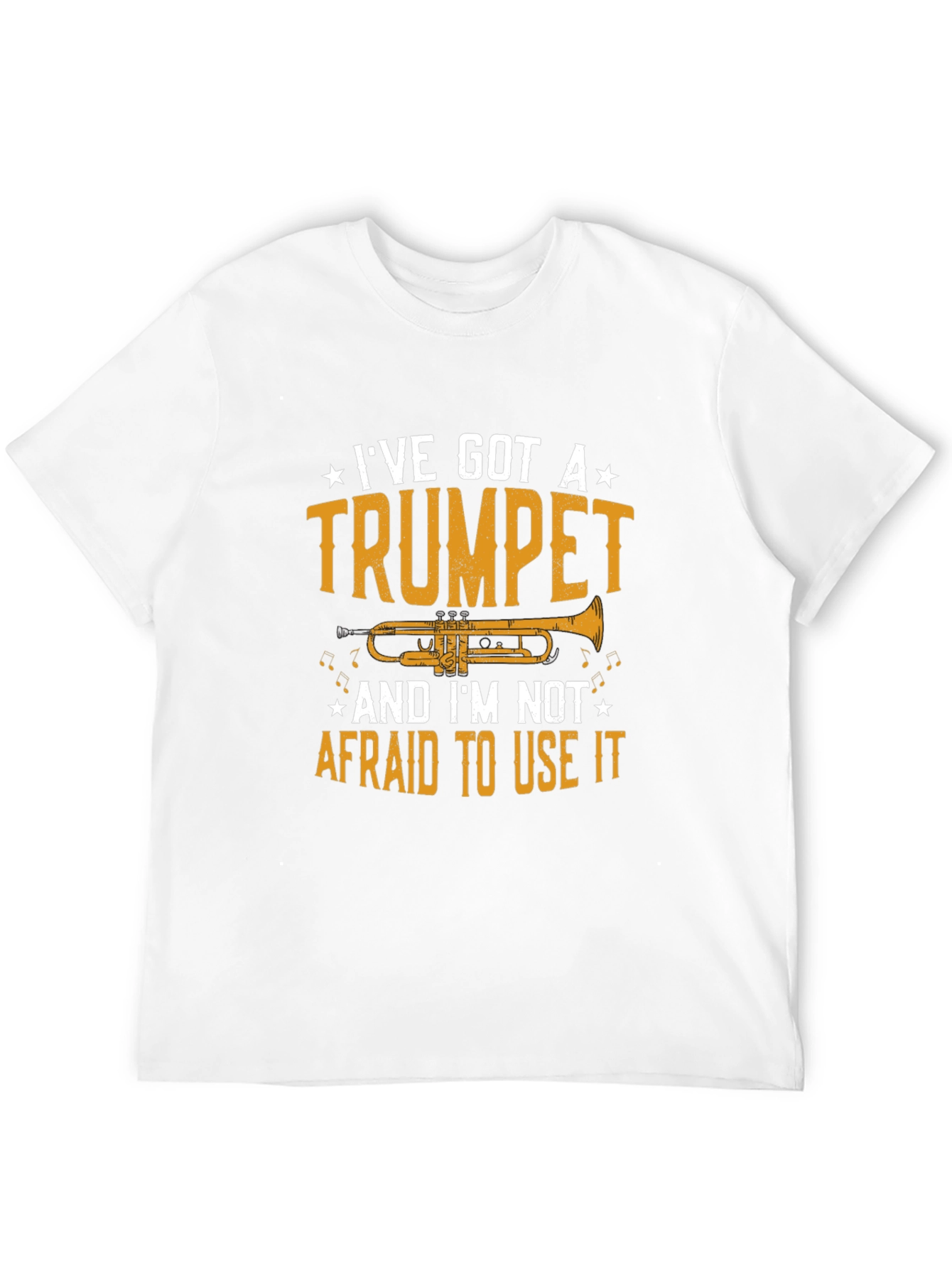 Trumpet Player Graphic T-Shirt - Music Lover Tee
