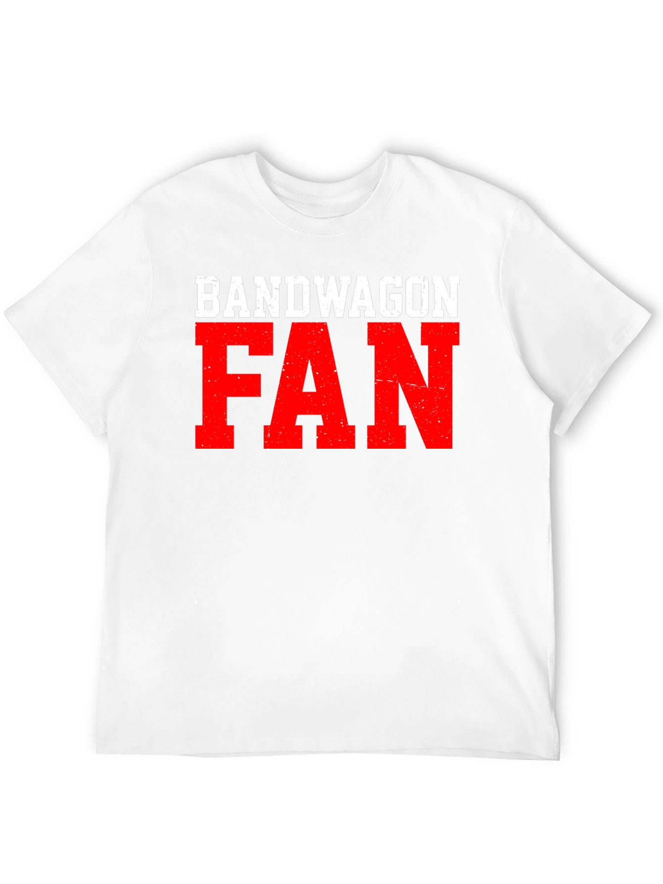 Bandwagon Fan Graphic T-Shirt - Black Crew Neck Tee