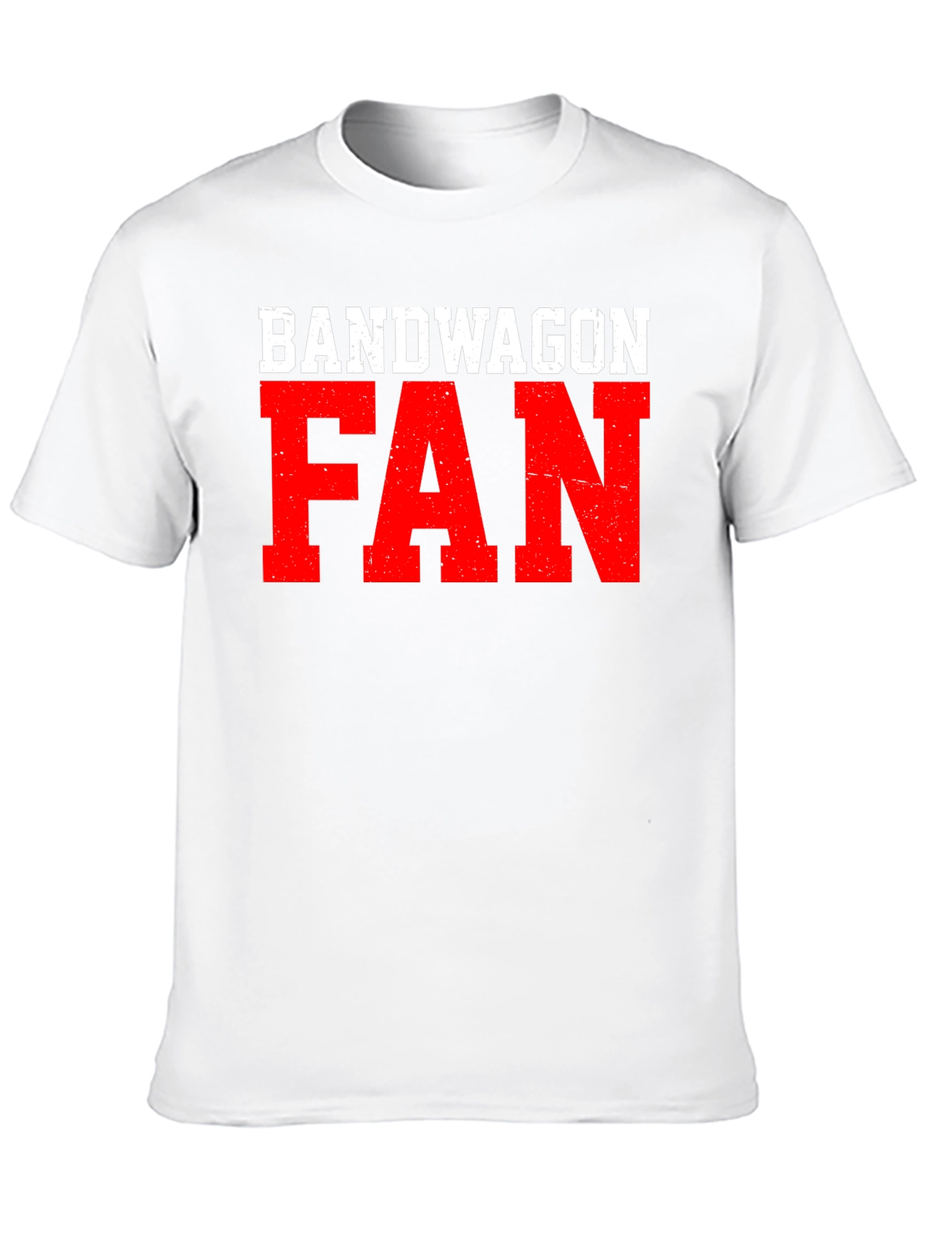 Bandwagon Fan Graphic T-Shirt - Black Crew Neck Tee