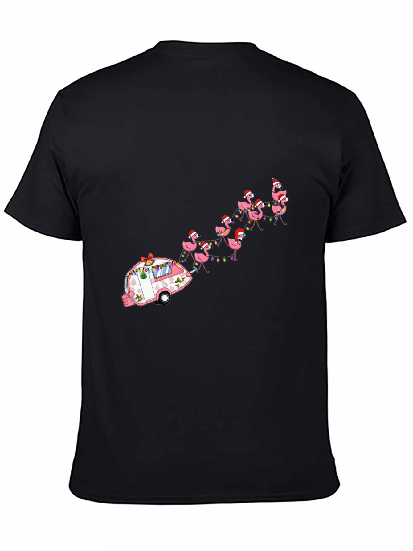 Holiday Flamingo Camper T-Shirt
