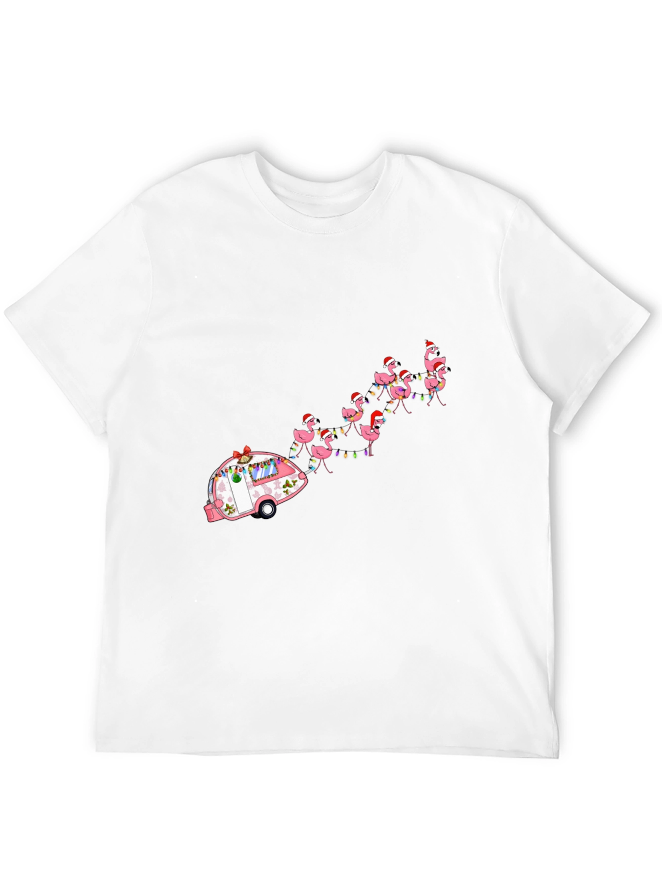 Holiday Flamingo Camper T-Shirt