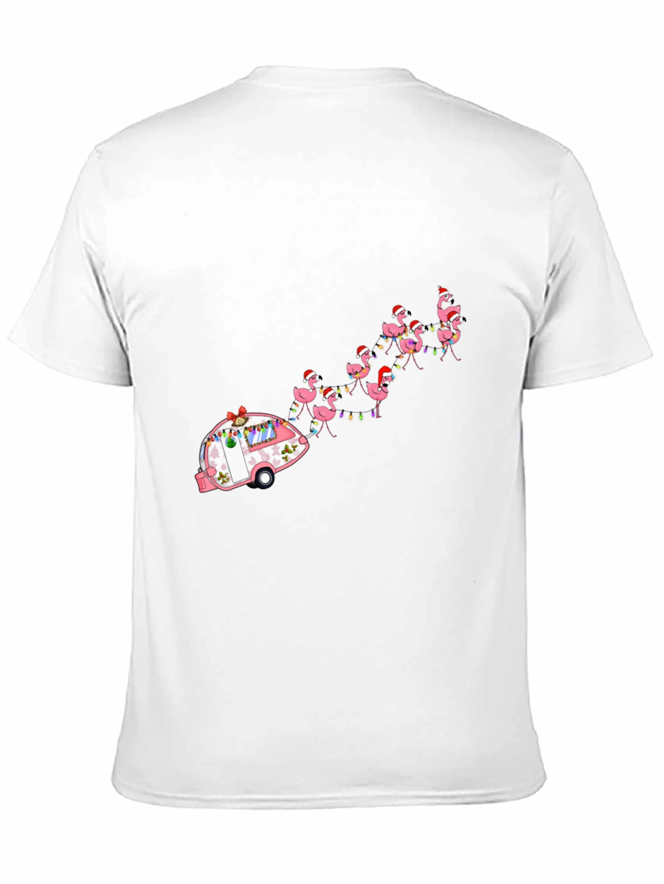 Holiday Flamingo Camper T-Shirt