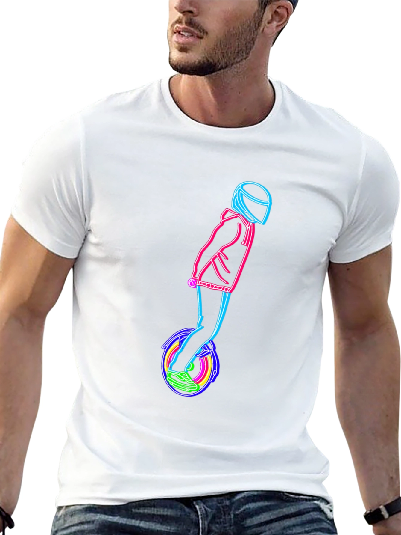 Neon Rider Graphic T-Shirt