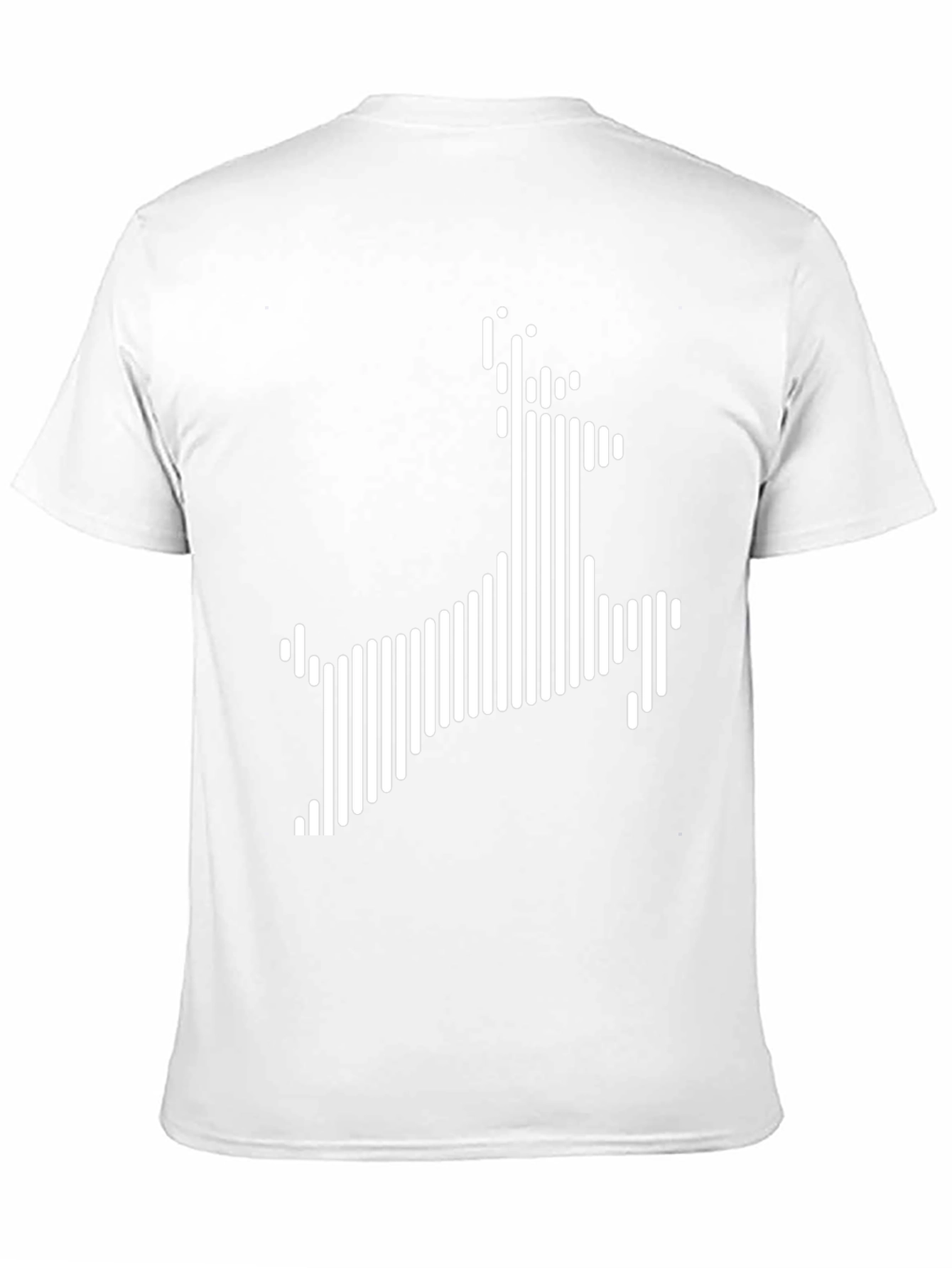 Modern Deer Graphic Black T-Shirt