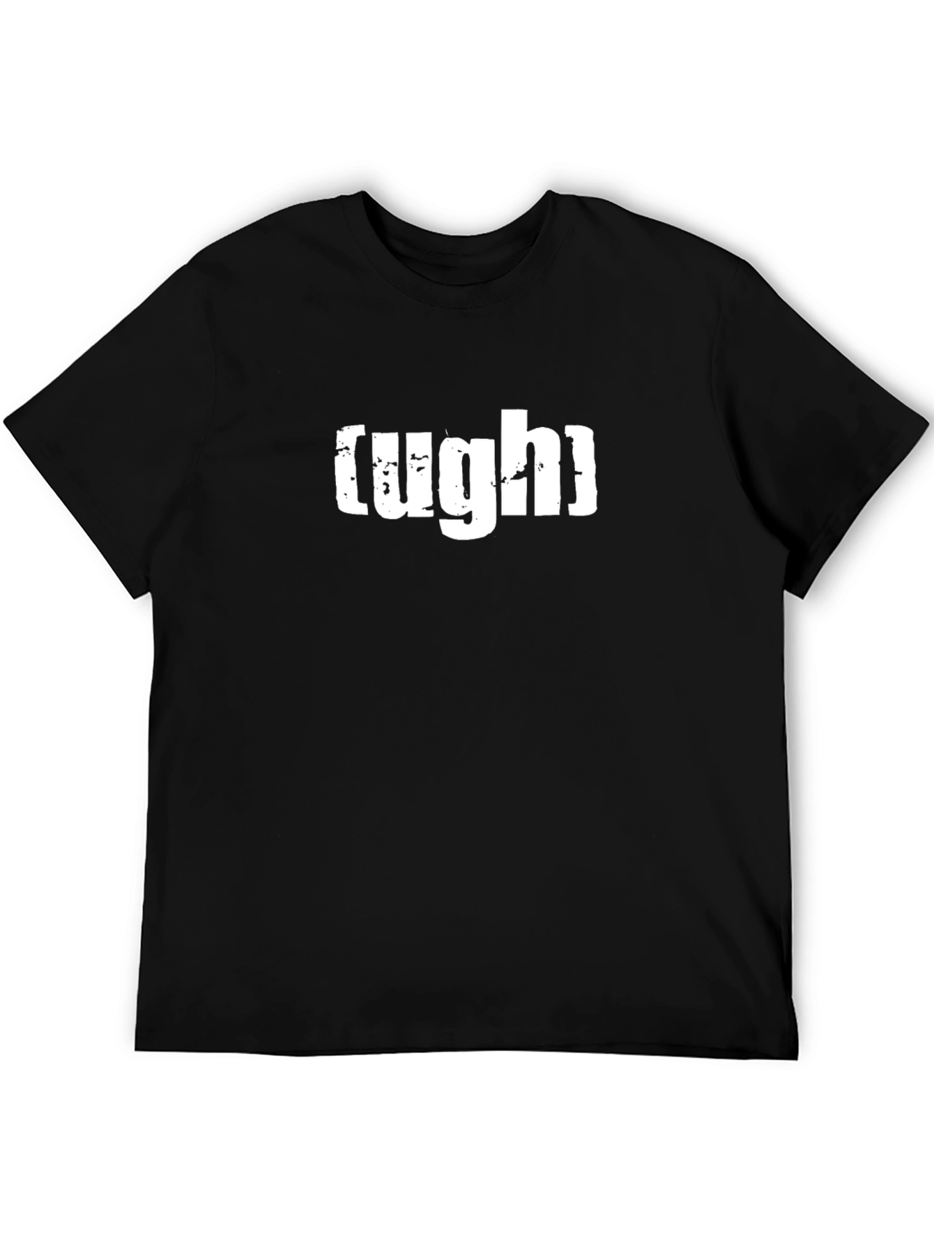 Ugh Funny Graphic T-Shirt - Casual Wear