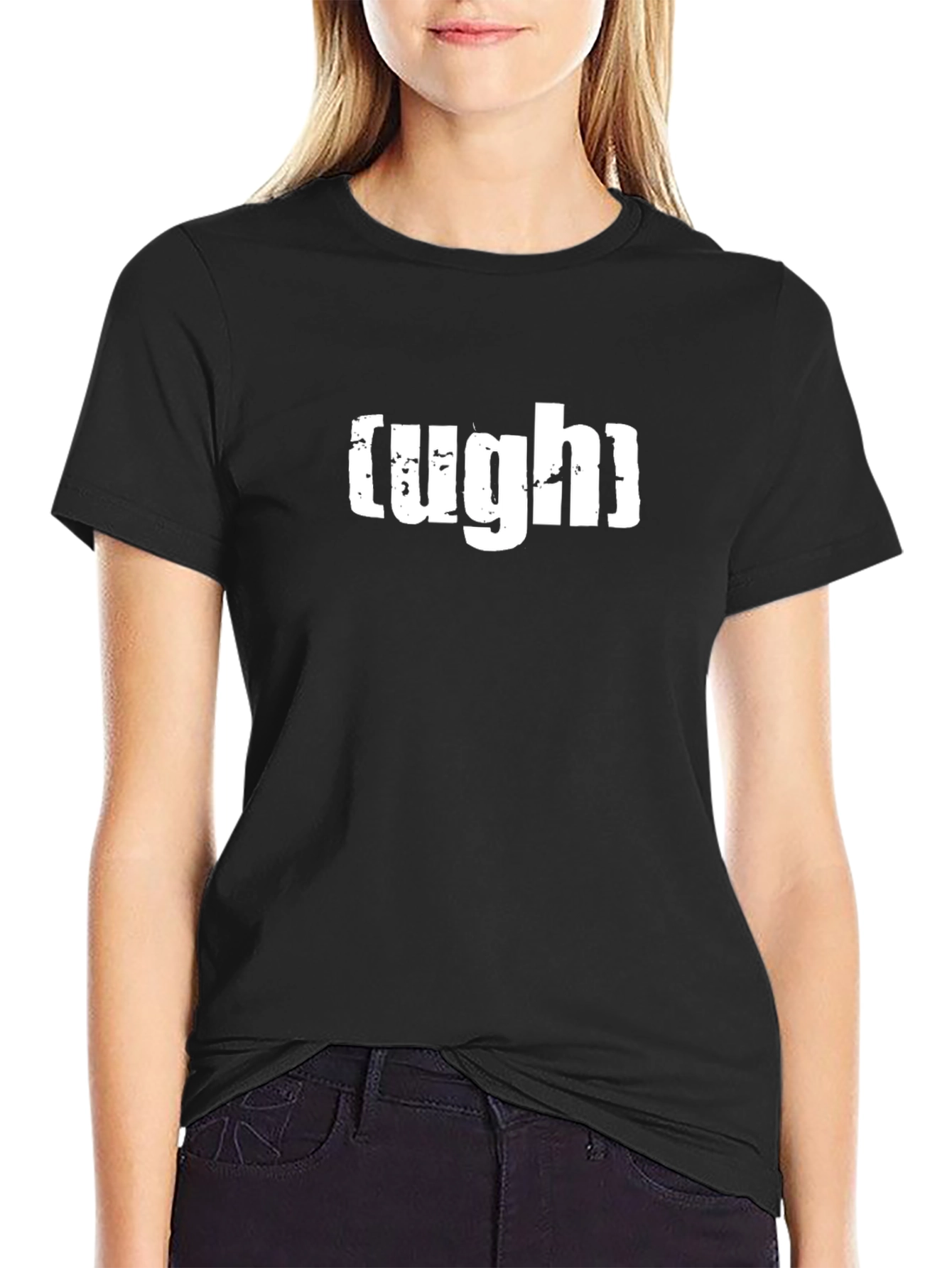 Ugh Funny Graphic T-Shirt - Casual Wear