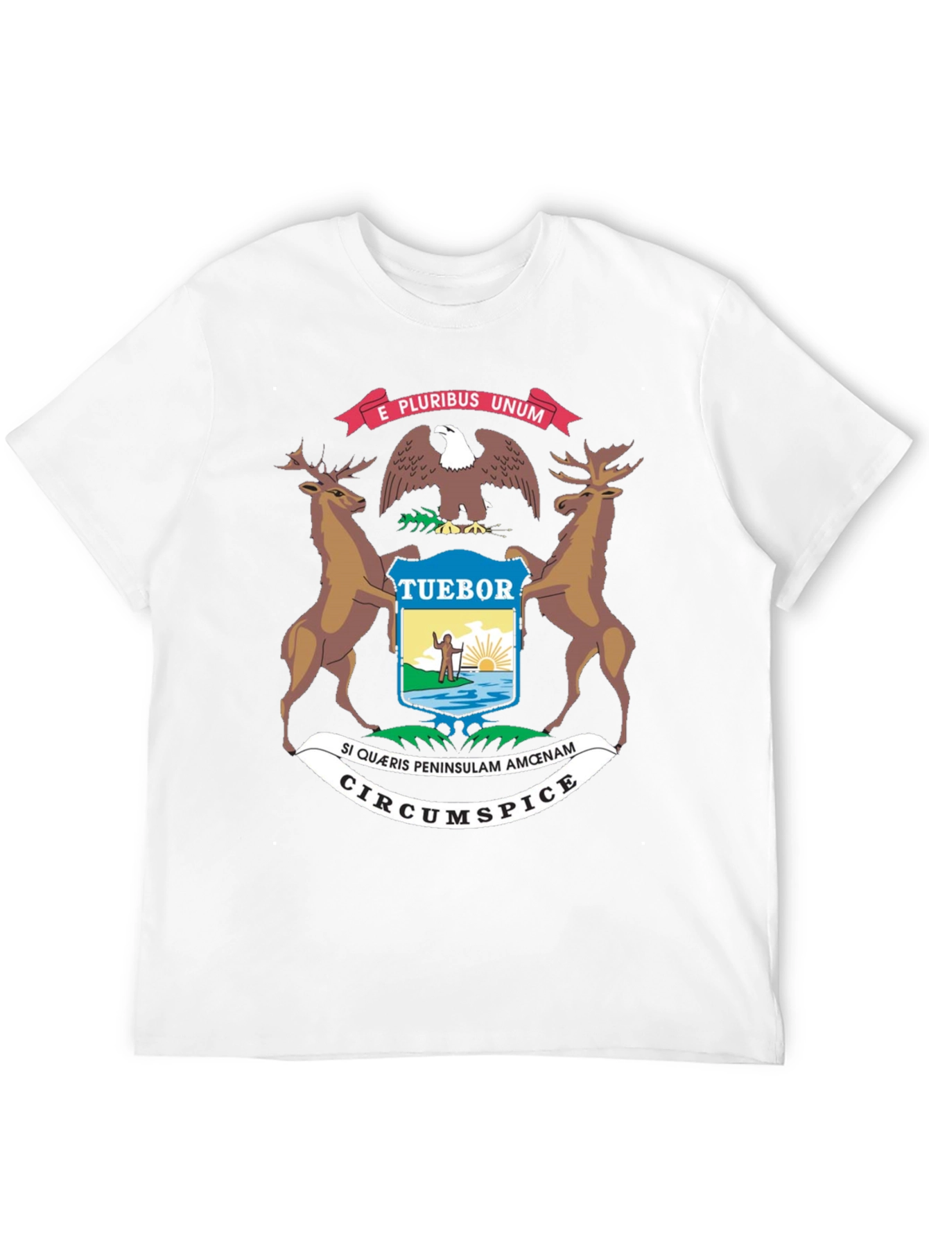 Michigan State Seal Graphic Tee - Black