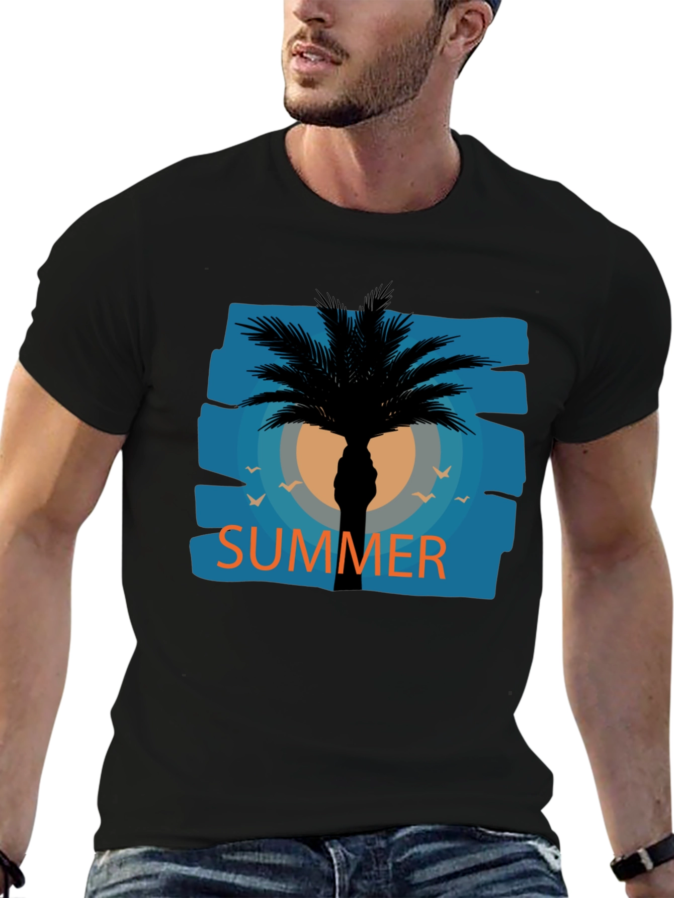 Summer Palm Tree T-Shirt