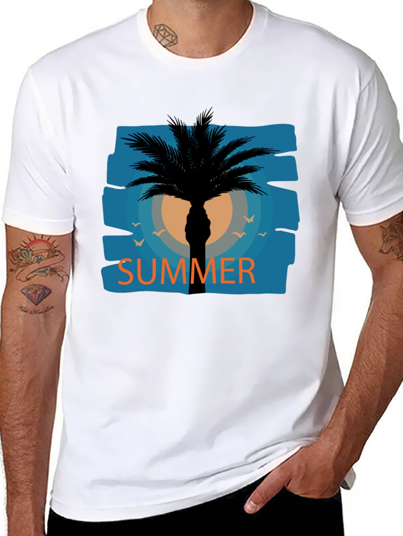 Summer Palm Tree T-Shirt