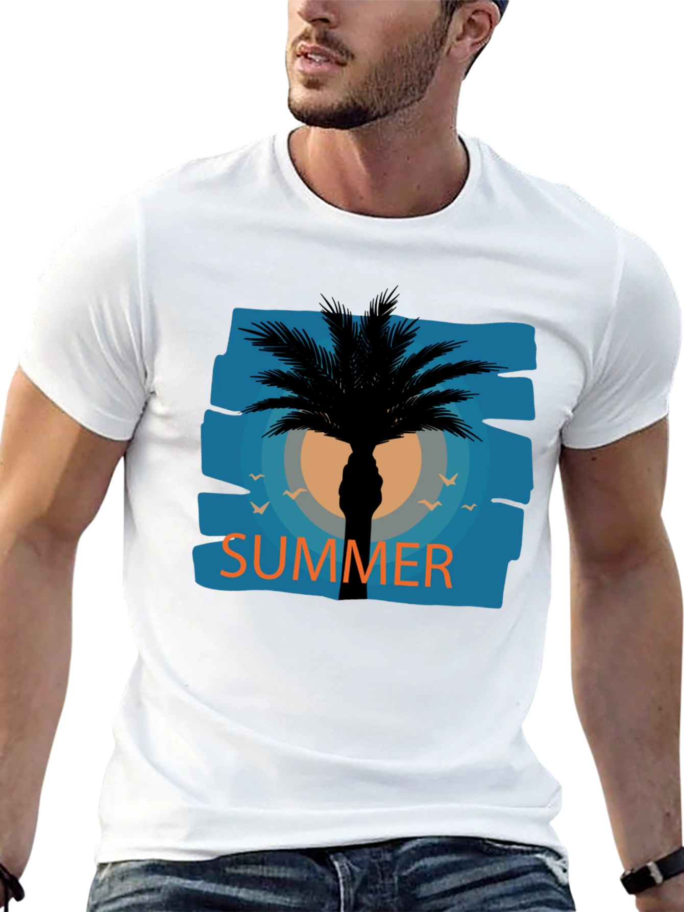 Summer Palm Tree T-Shirt