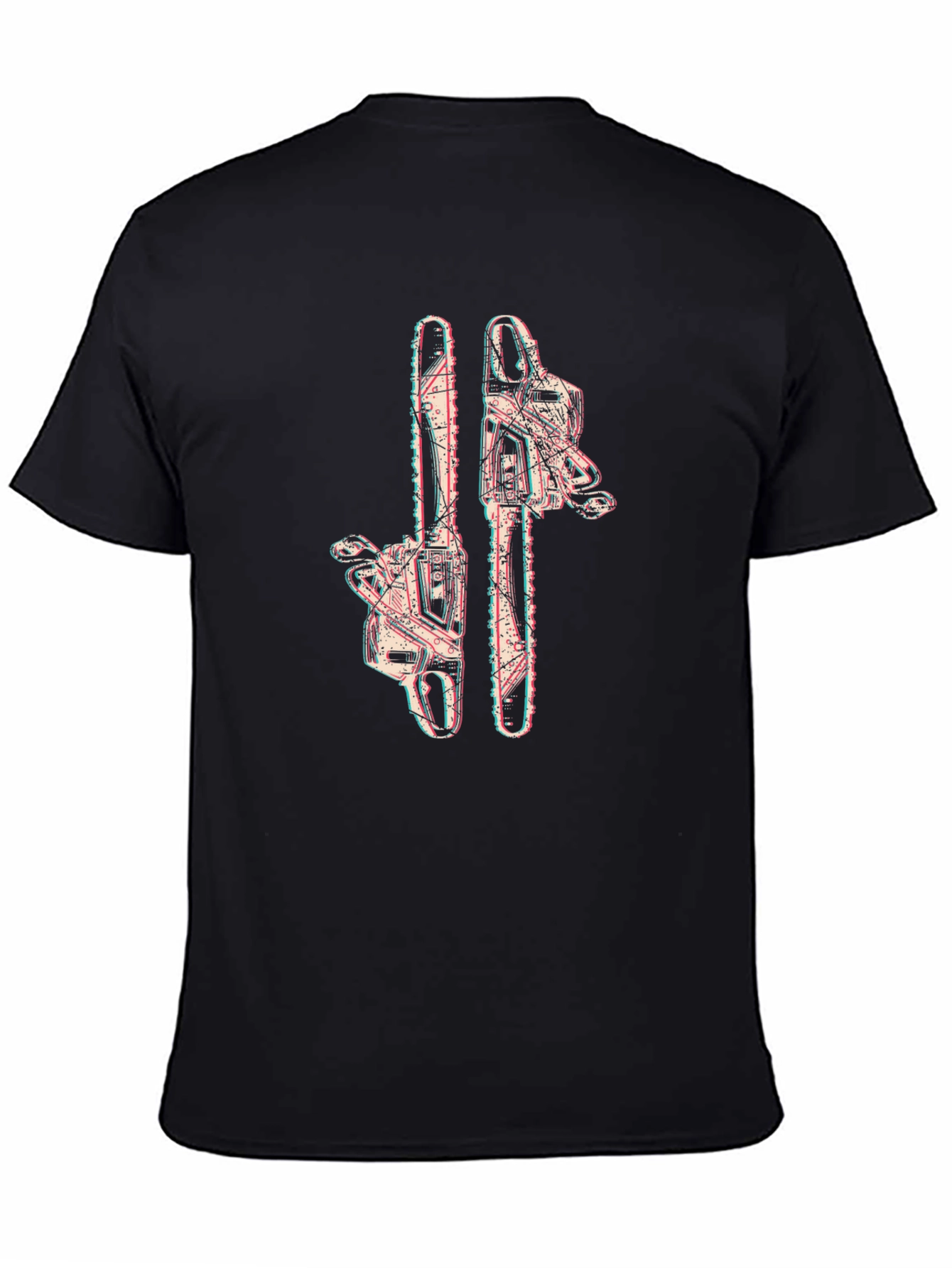 Chainsaw Graphic Tee - Edgy Style