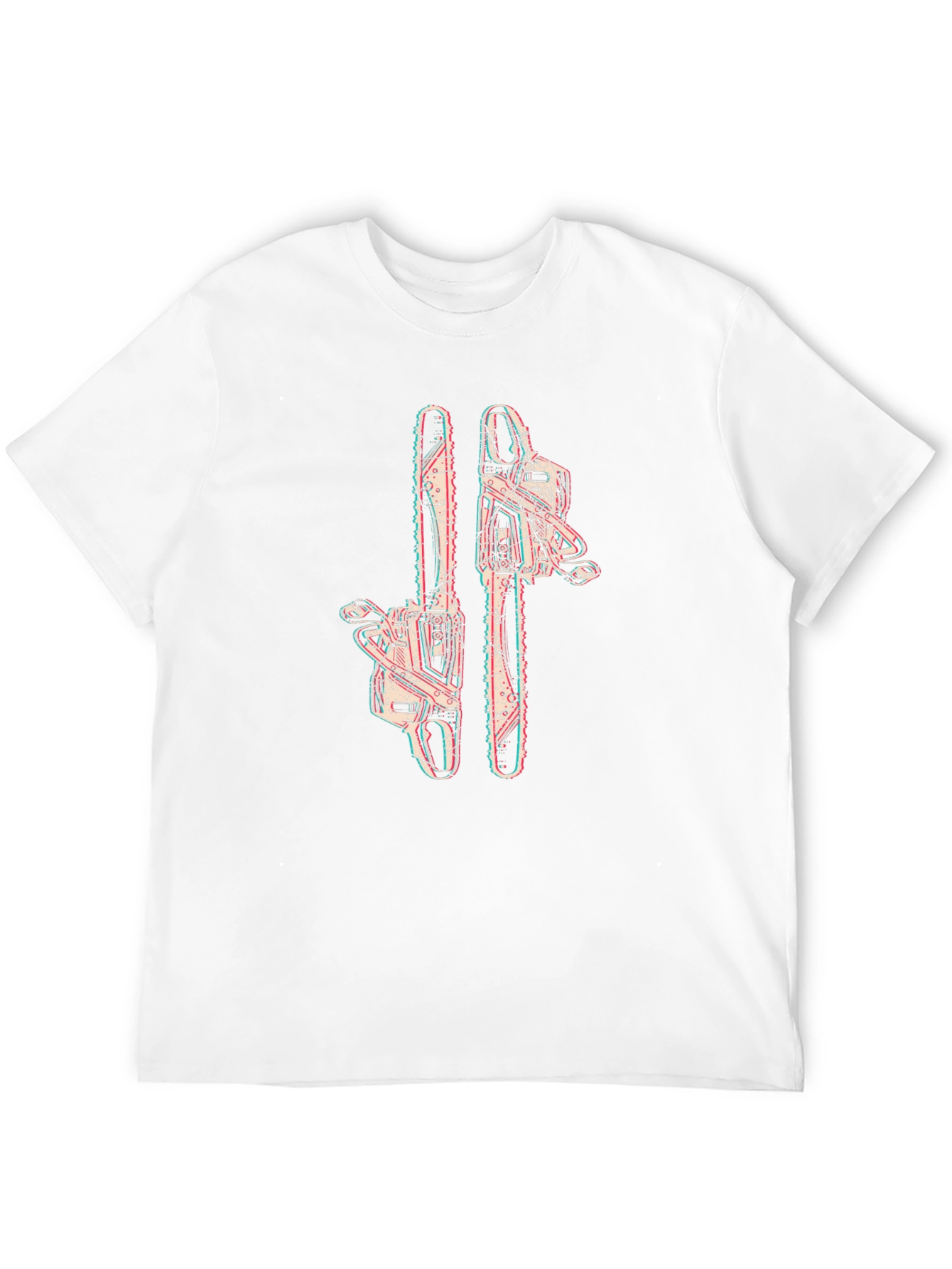 Chainsaw Graphic Tee - Edgy Style