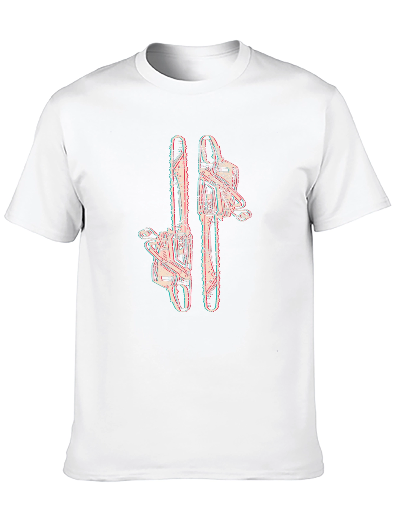 Chainsaw Graphic Tee - Edgy Style