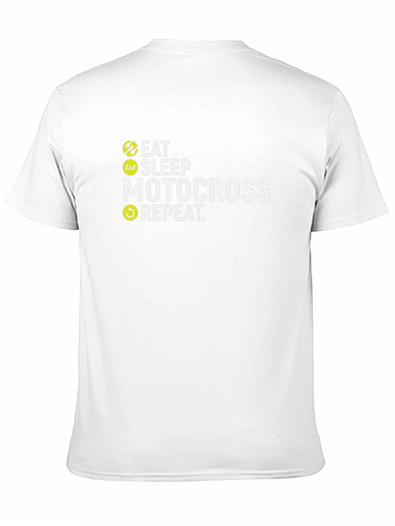 Eat Sleep Motocross Repeat Graphic T-Shirt