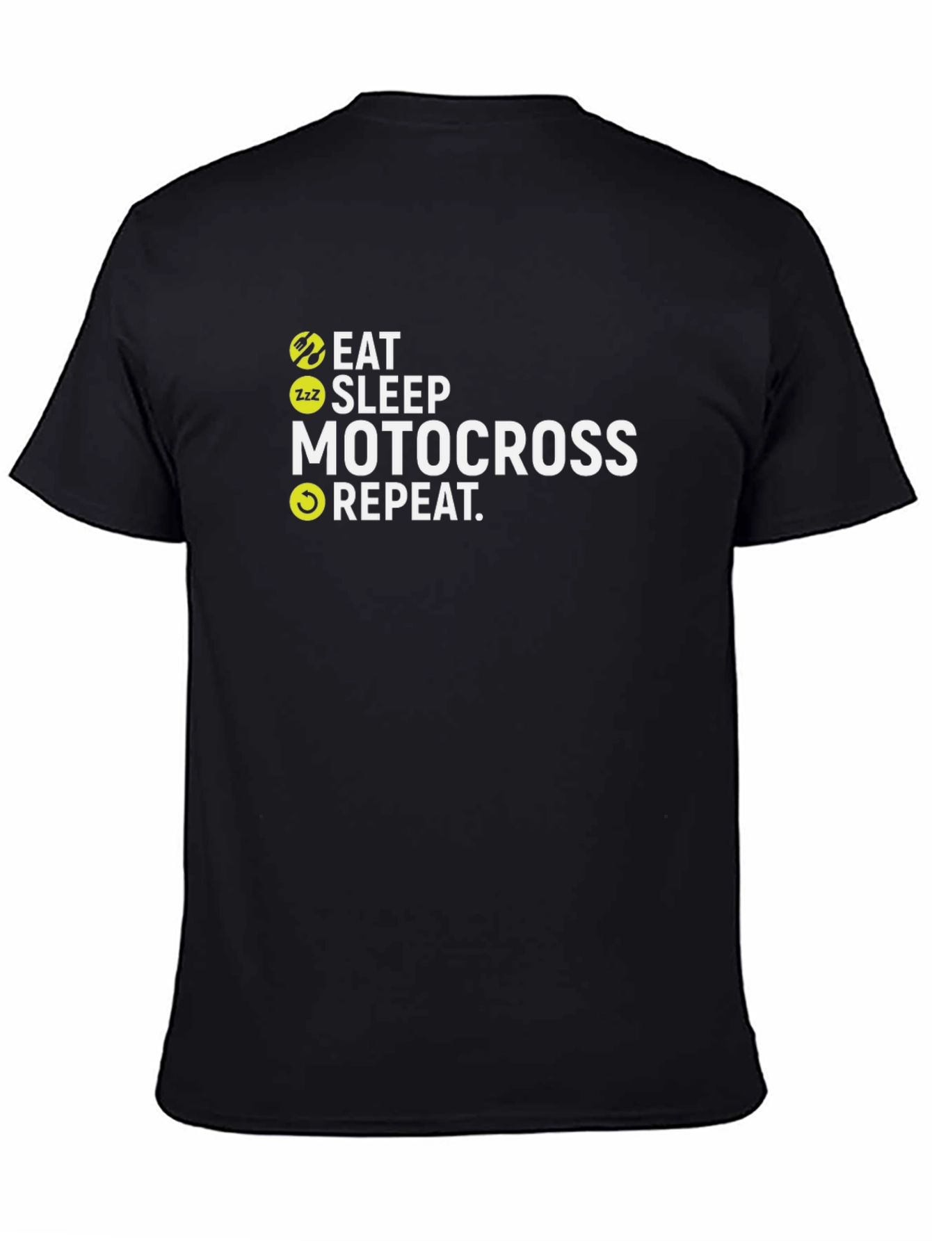 Eat Sleep Motocross Repeat Graphic T-Shirt