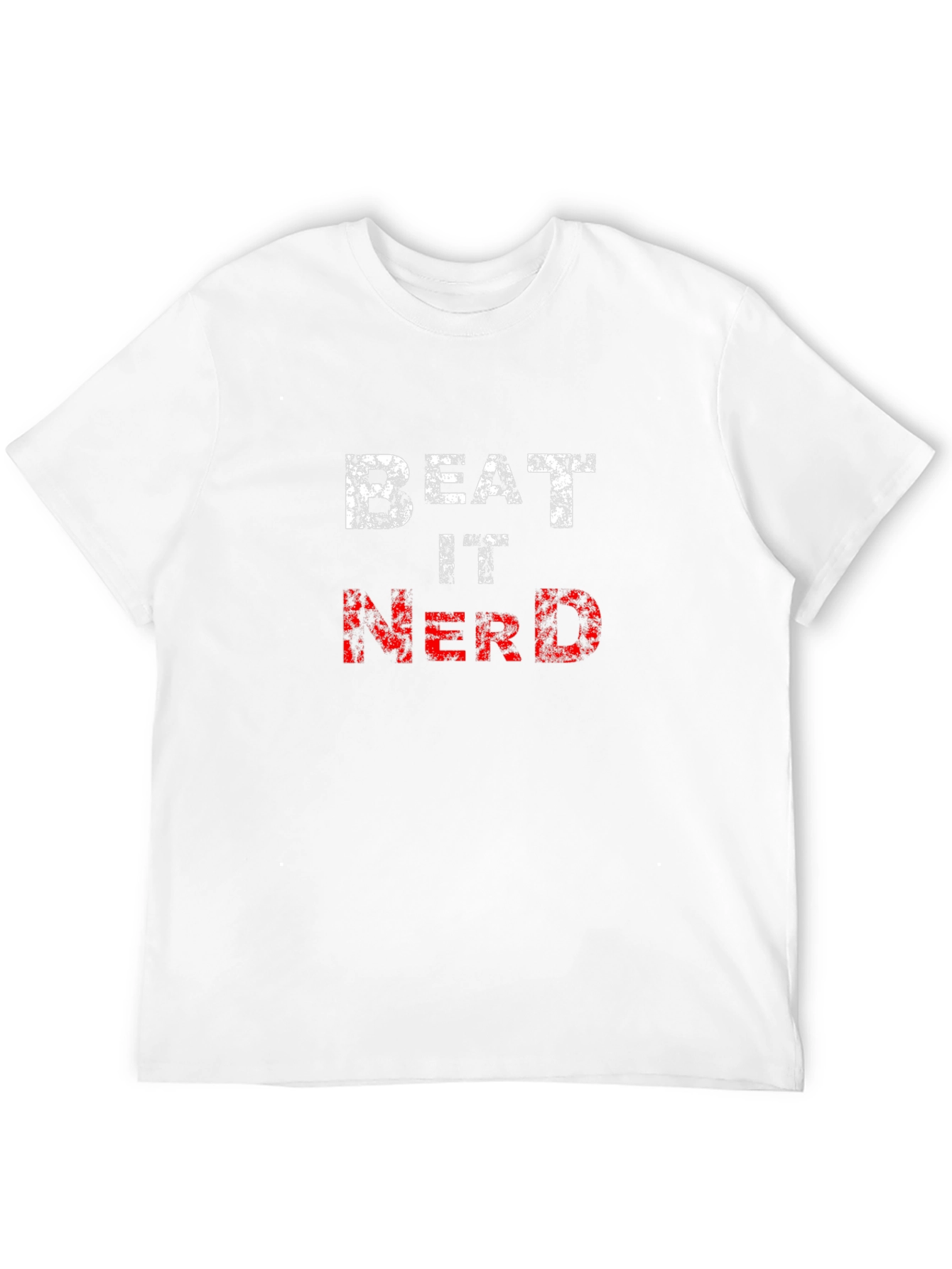 Beat It Nerd Graphic T-Shirt - Black