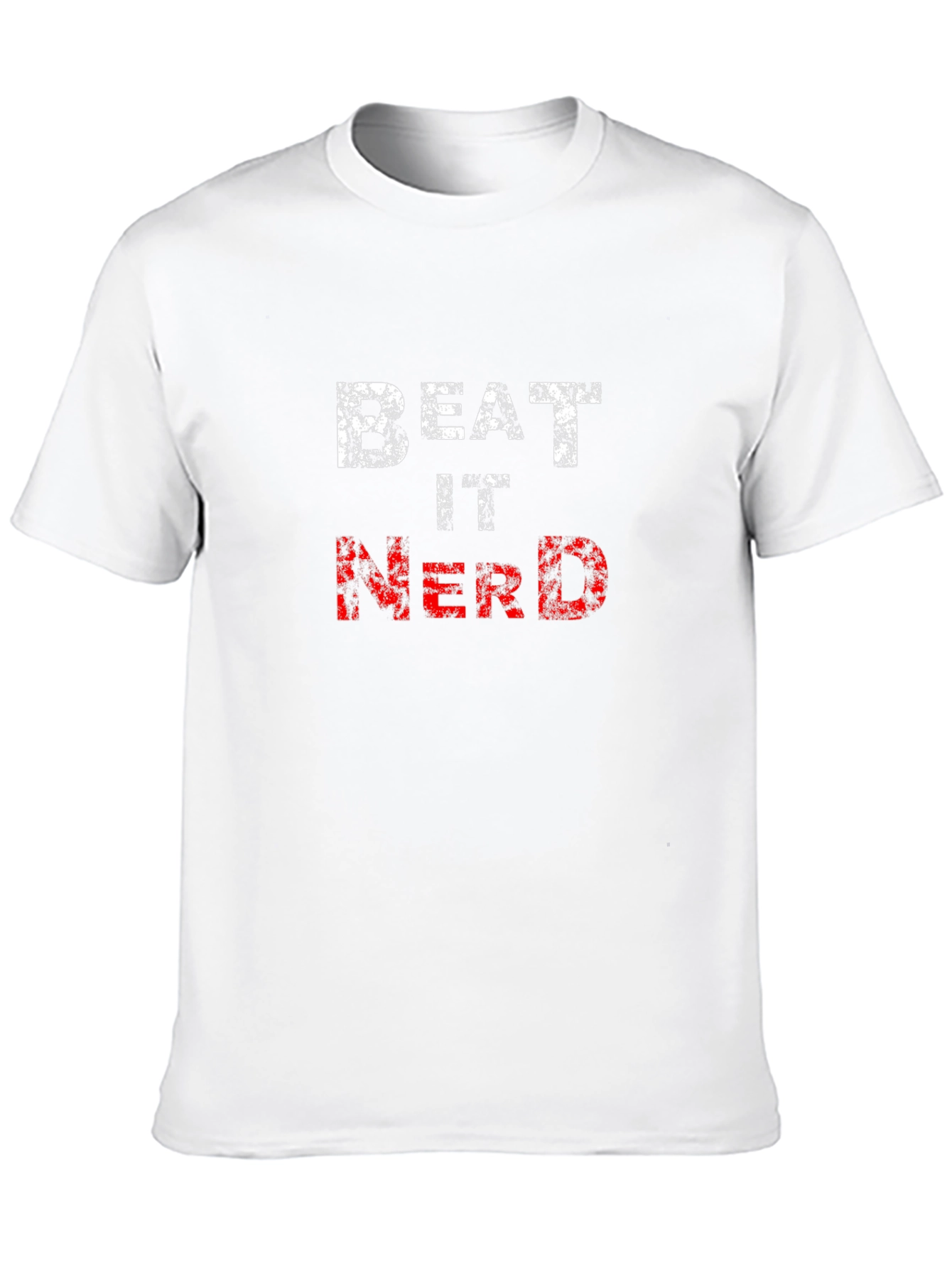 Beat It Nerd Graphic T-Shirt - Black
