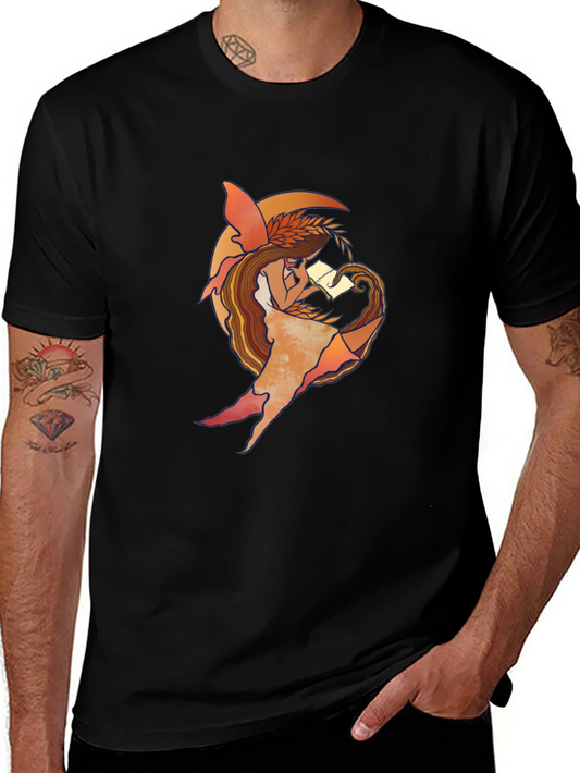 Fairy Reading T-Shirt - Unique Graphic Tee