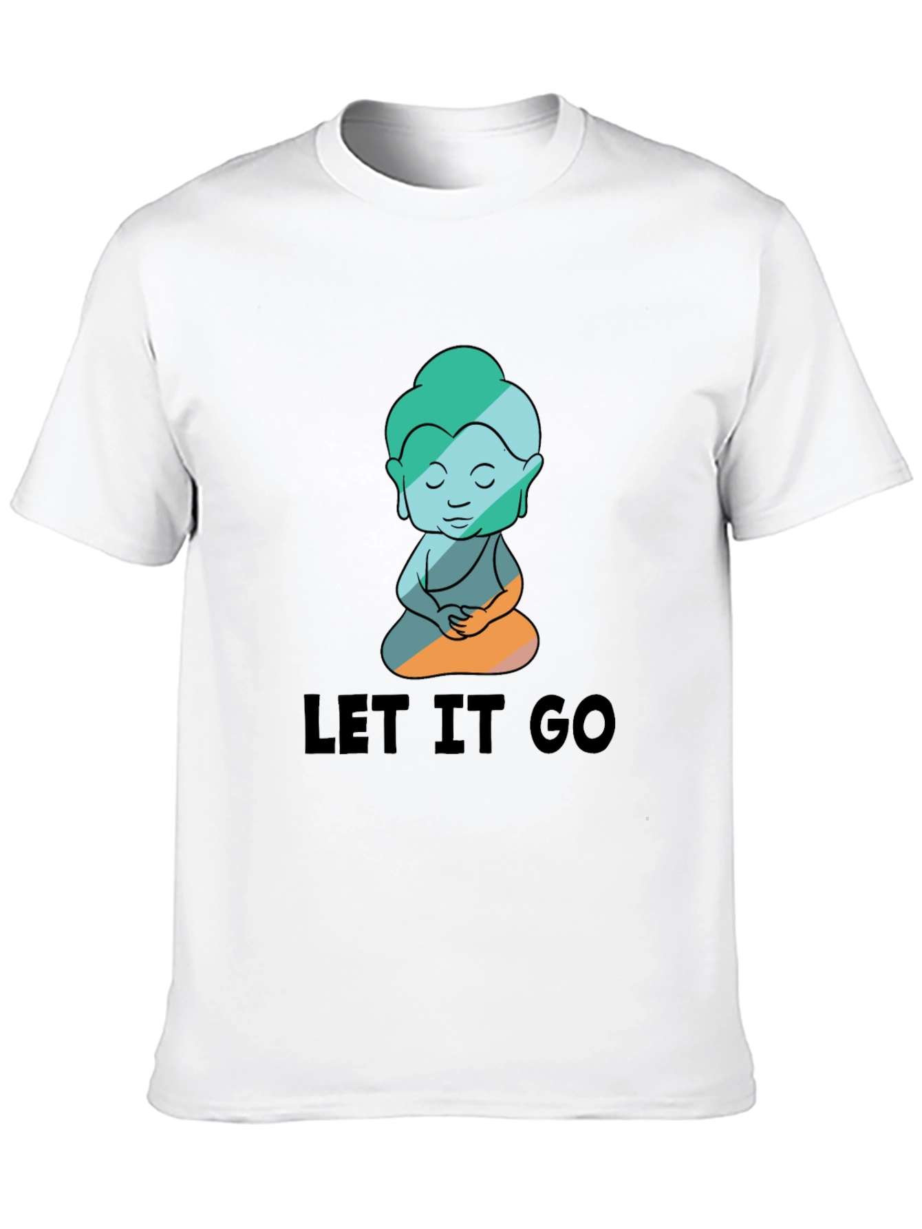 Let It Go Buddha Graphic T-Shirt