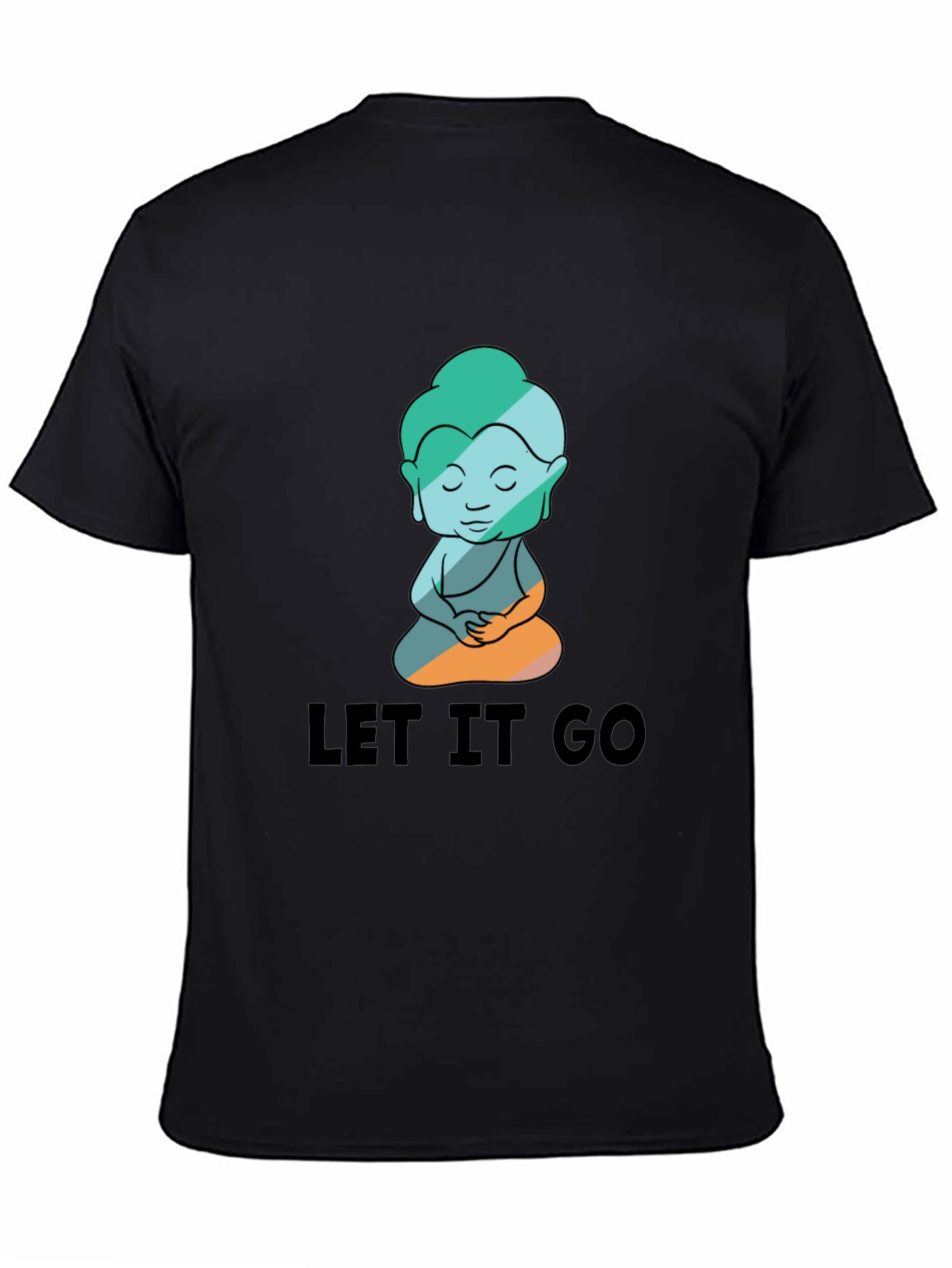 Let It Go Buddha Graphic T-Shirt