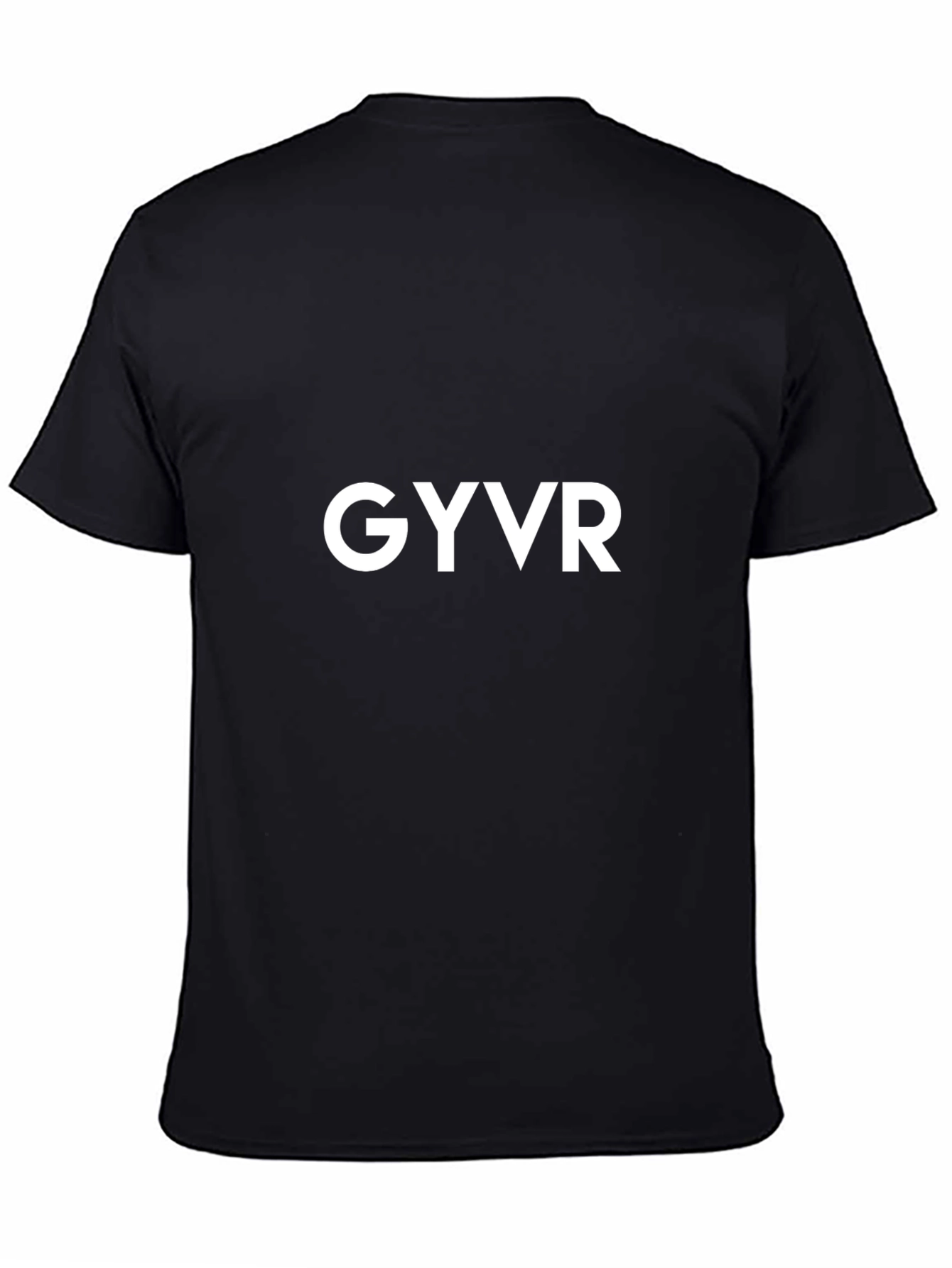 GYVR Graphic Tee - Modern Black T-Shirt