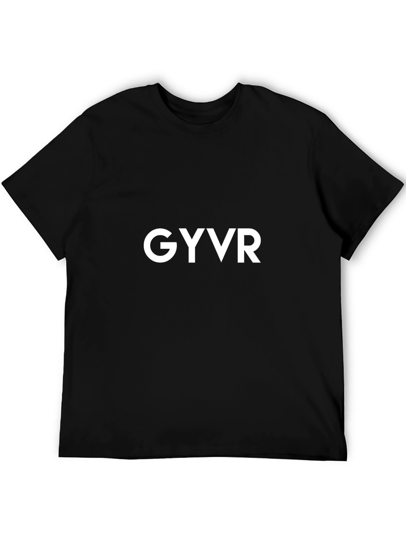 GYVR Graphic Tee - Modern Black T-Shirt