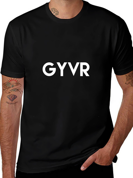 GYVR Graphic Tee - Modern Black T-Shirt