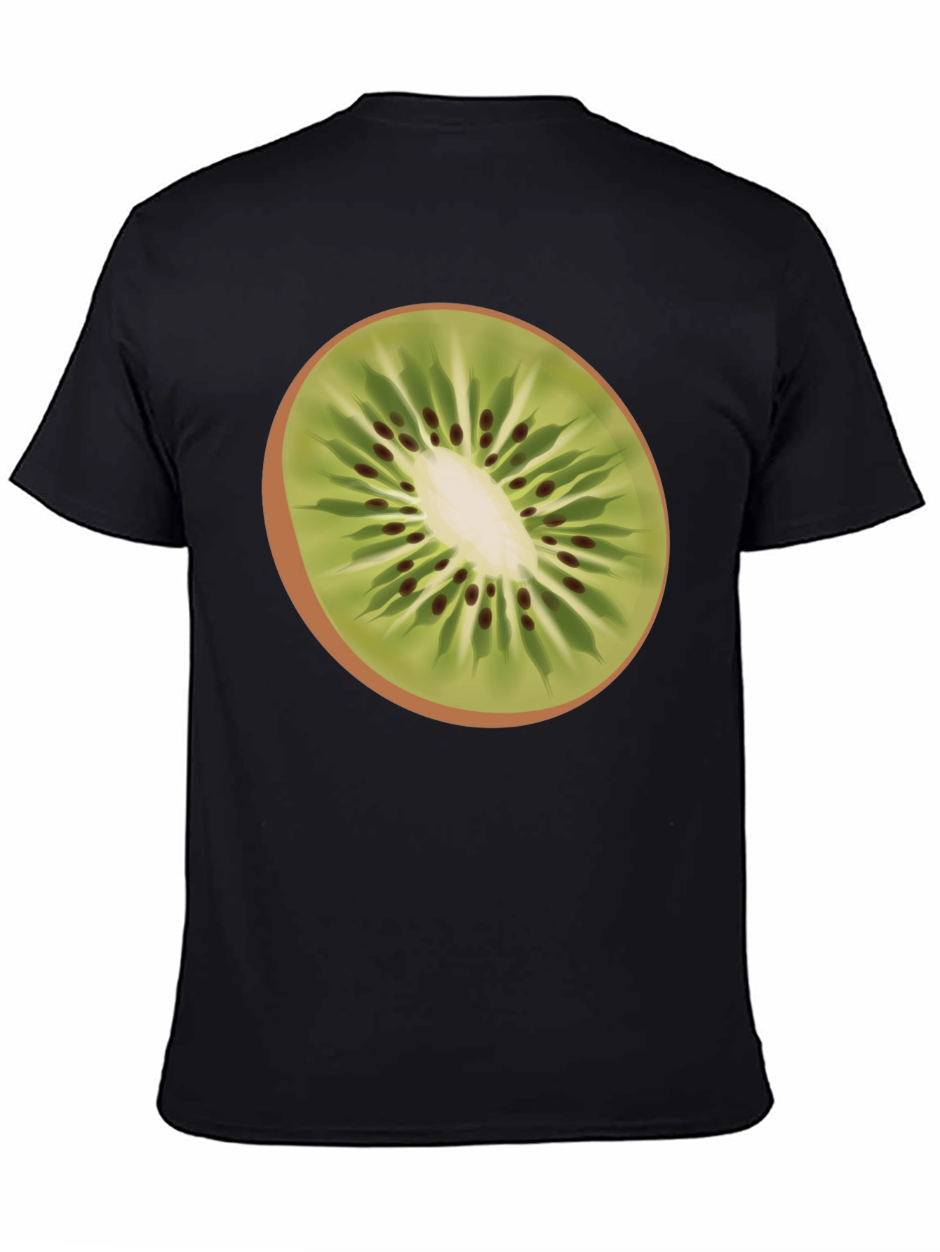 Kiwi Slice Graphic Tee - Black T-Shirt
