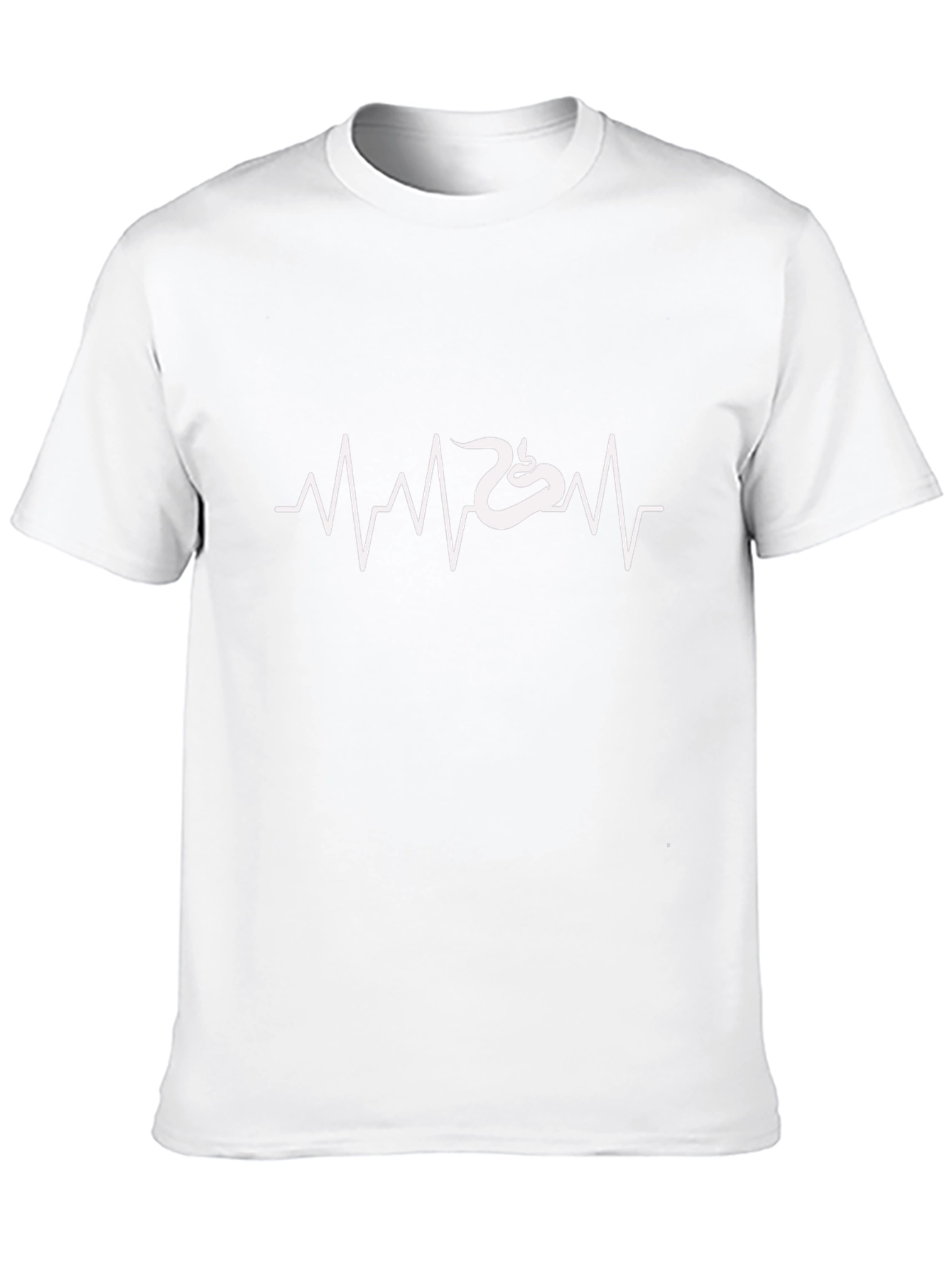 Snake Heartbeat T-Shirt - Cool Graphic Tee