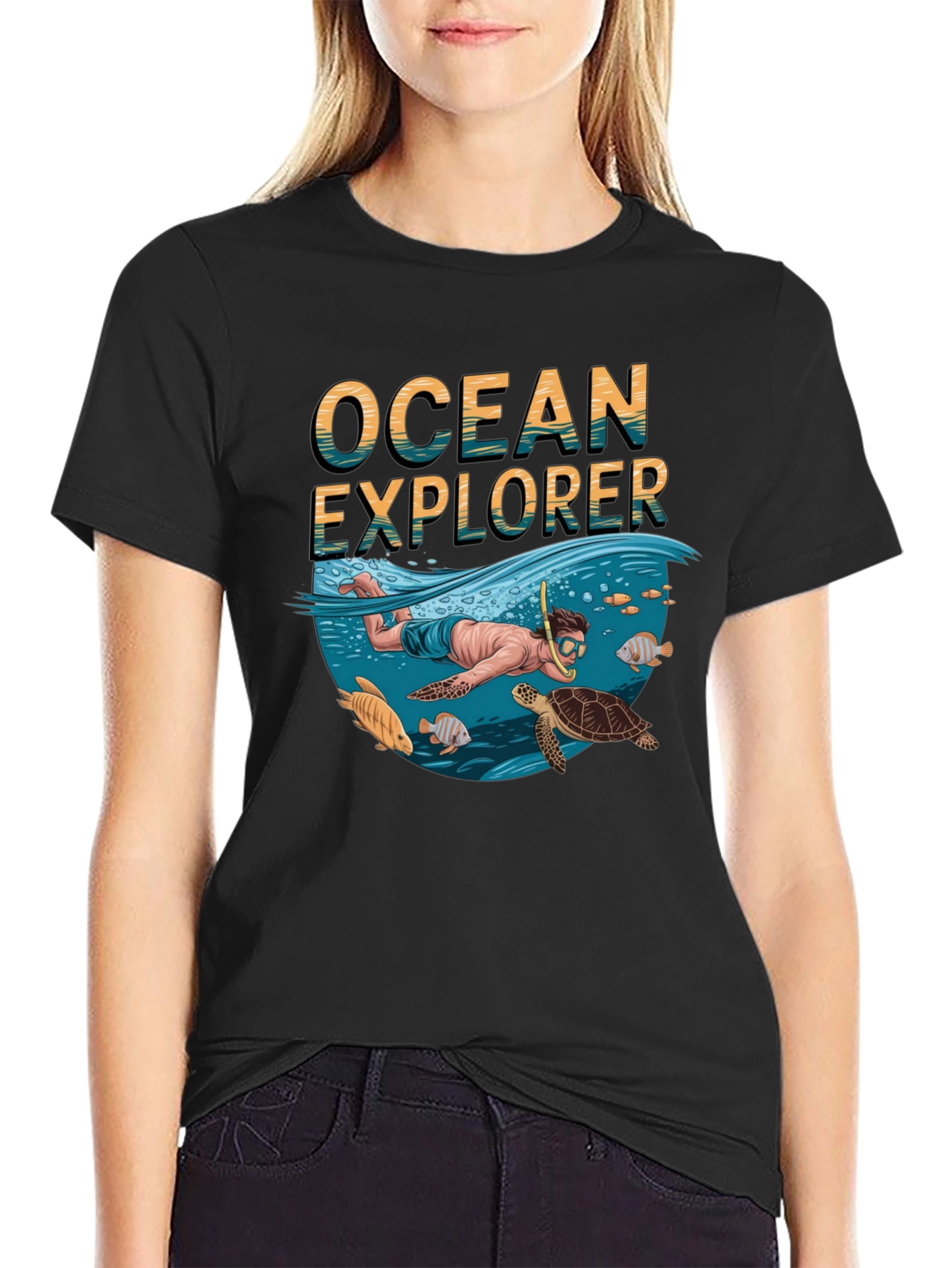 Ocean Explorer Black T-Shirt