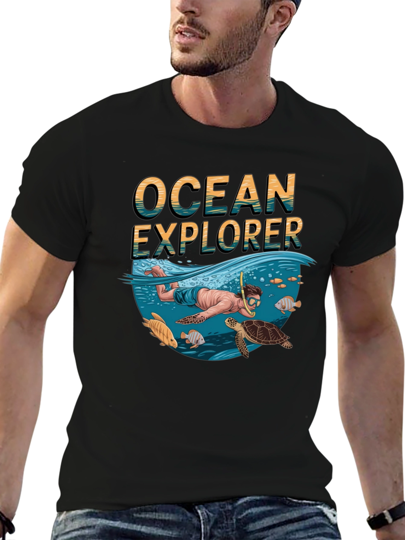 Ocean Explorer Black T-Shirt