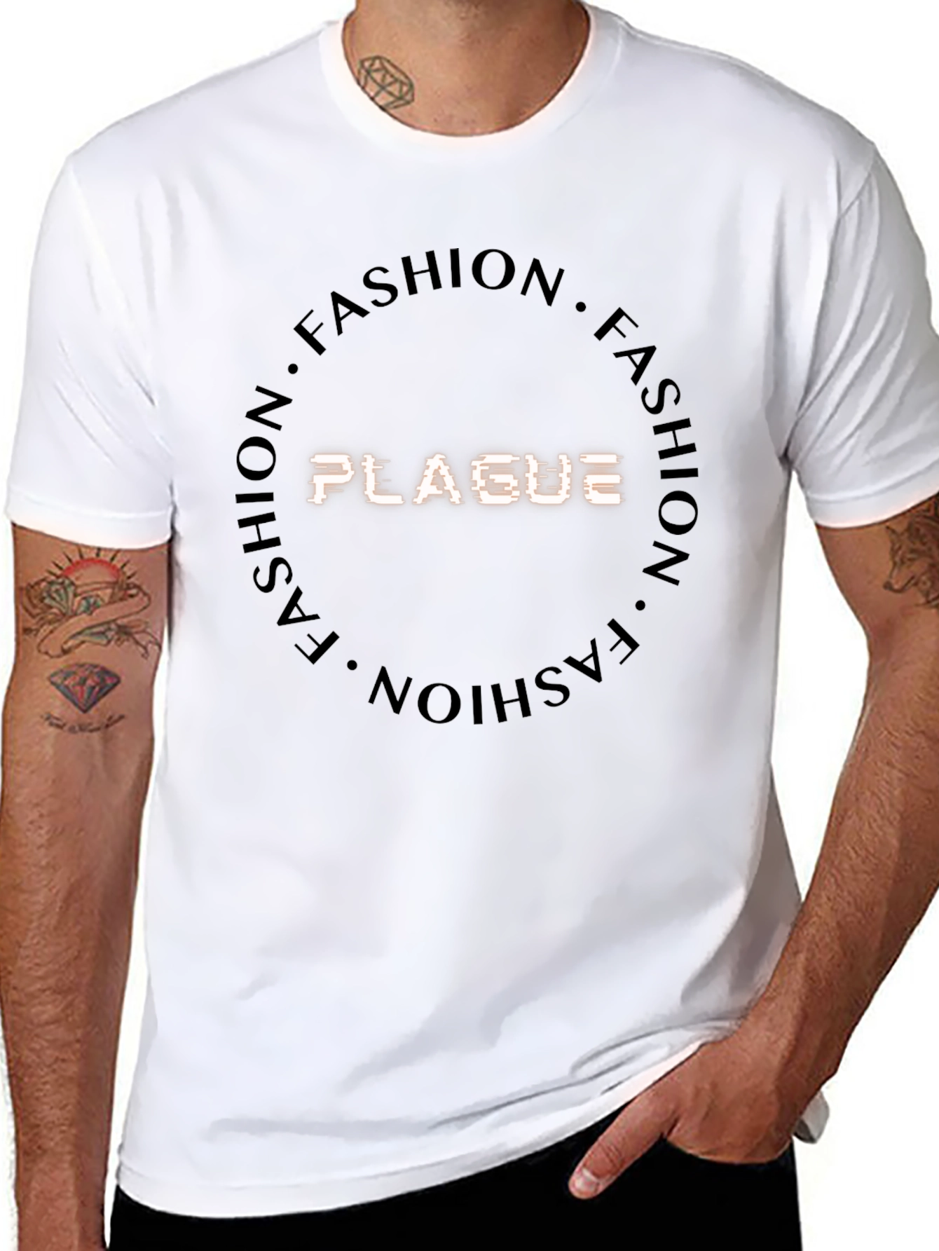 Plague Fashion T-Shirt Mens Graphic Tee