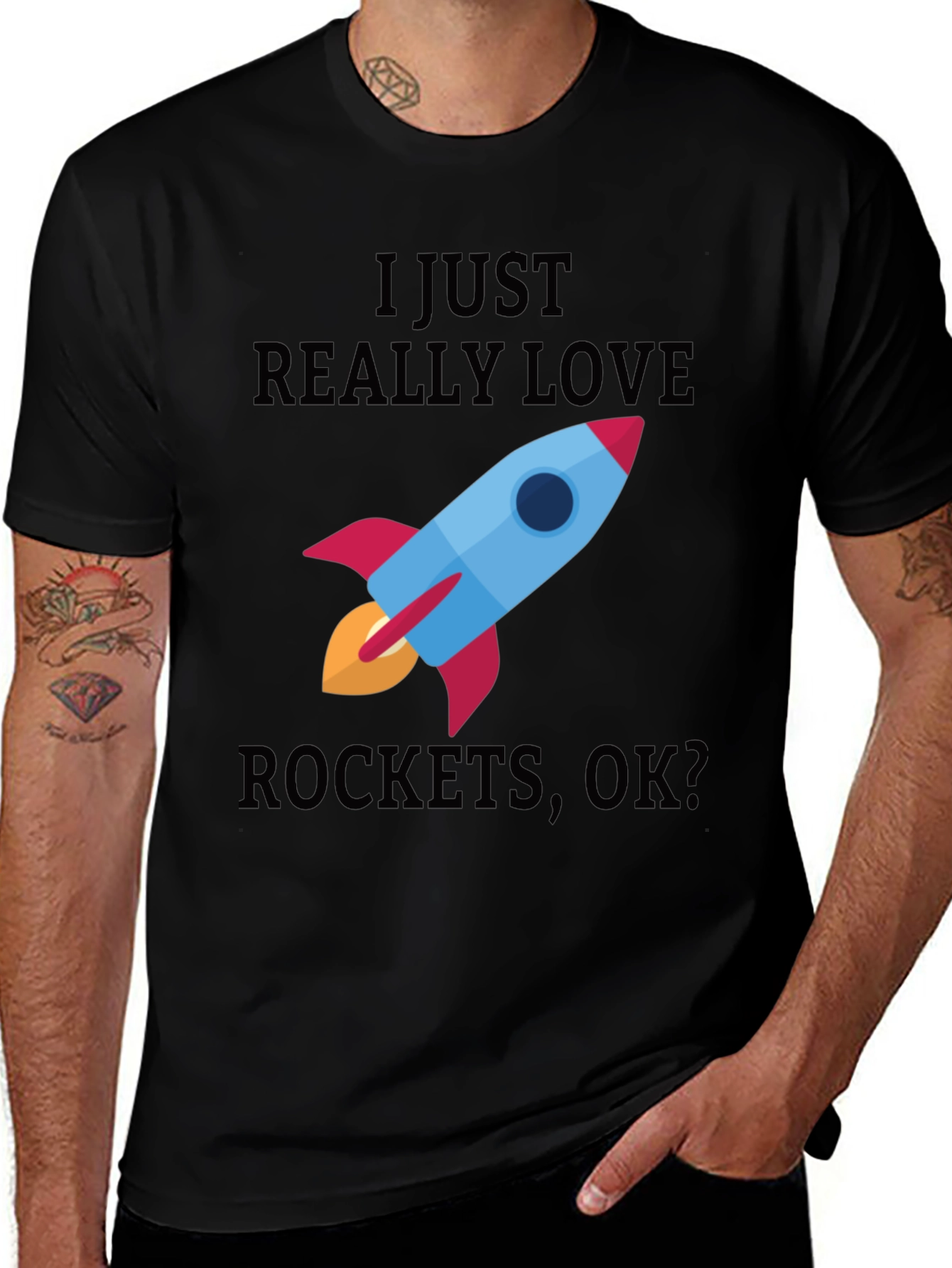 I Just Really Love Rockets T-Shirt