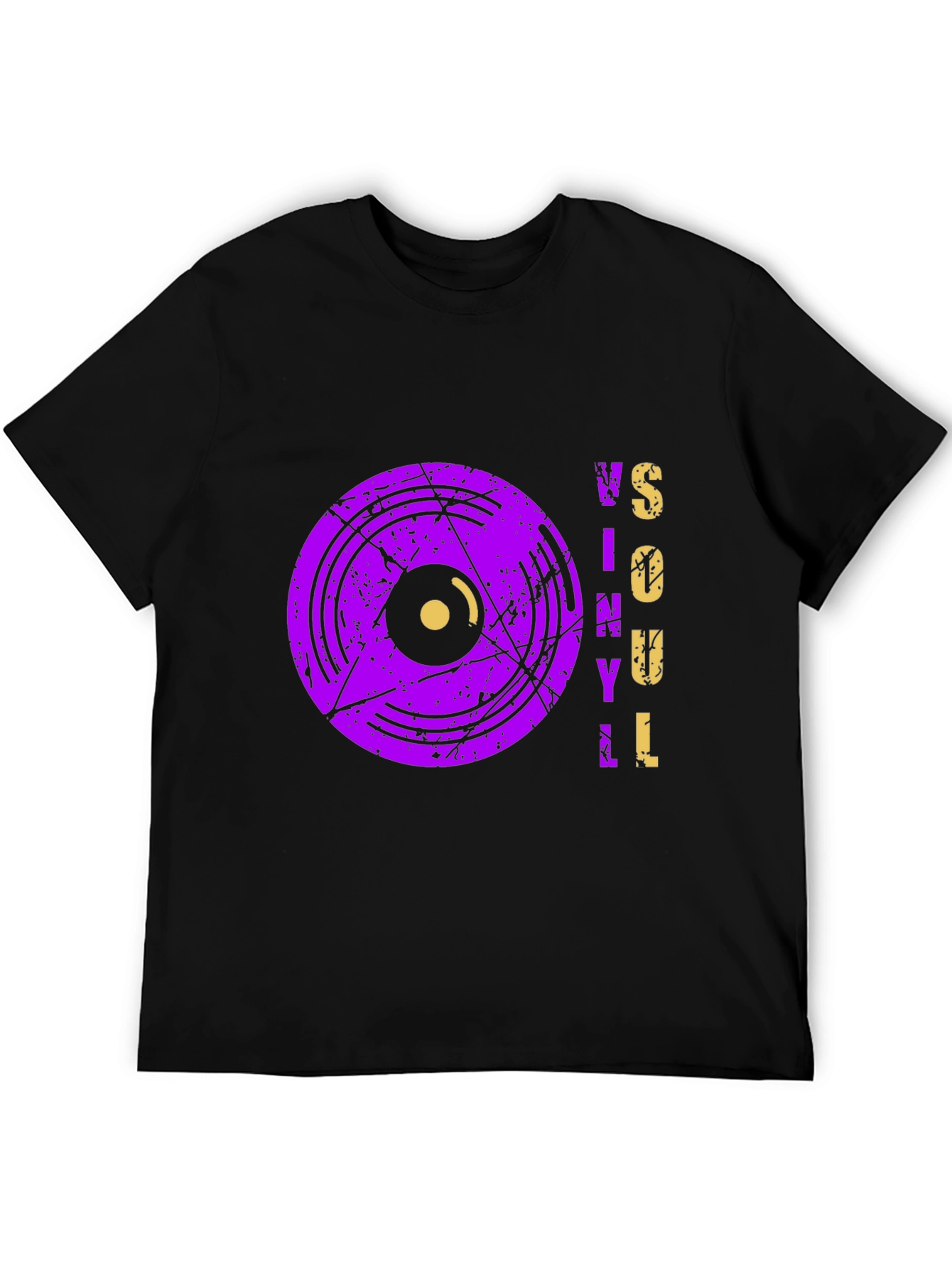 Vinyl Soul Graphic Tee - Retro Music Lovers Shirt