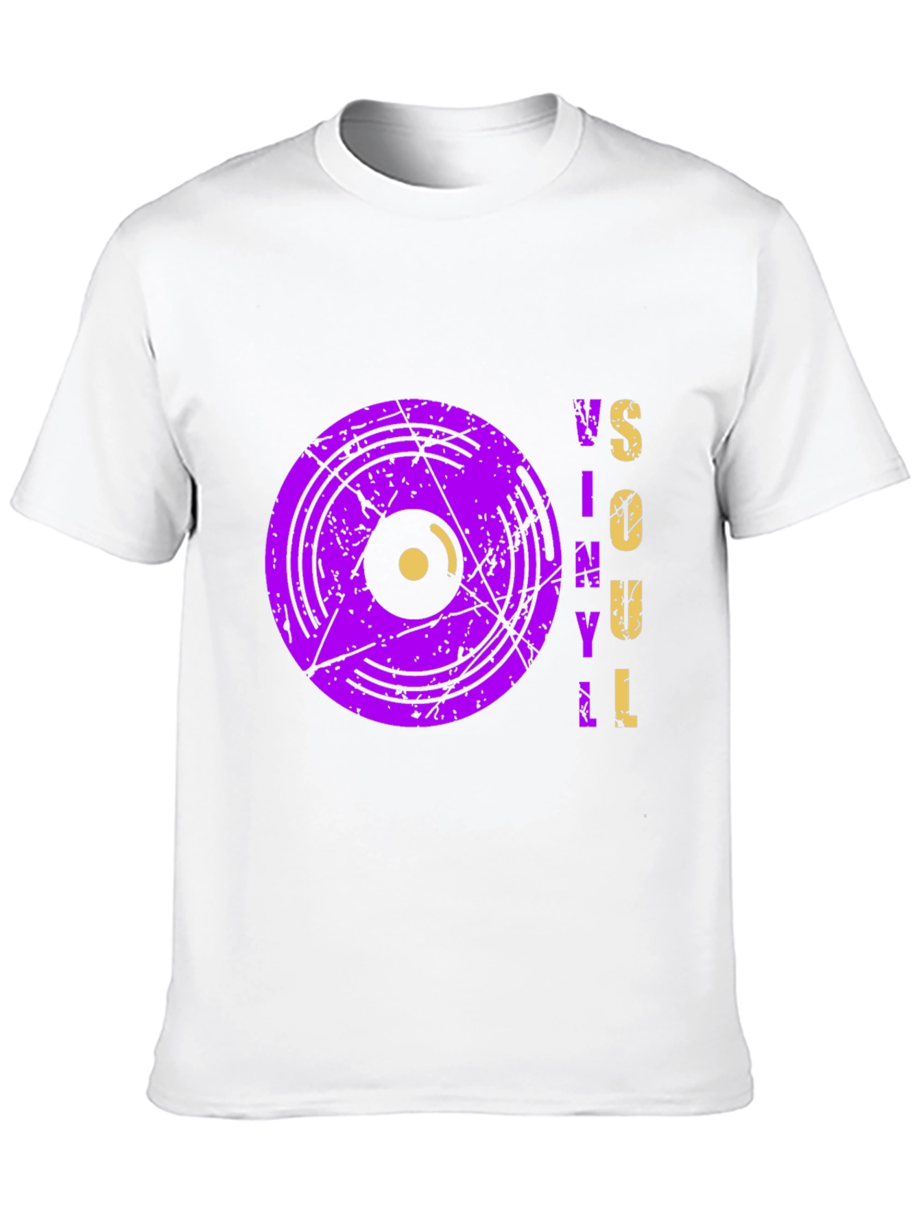Vinyl Soul Graphic Tee - Retro Music Lovers Shirt