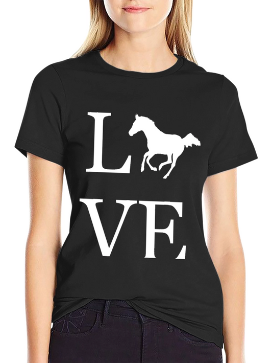Horse Lover T-Shirt - Stylish Equestrian Tee