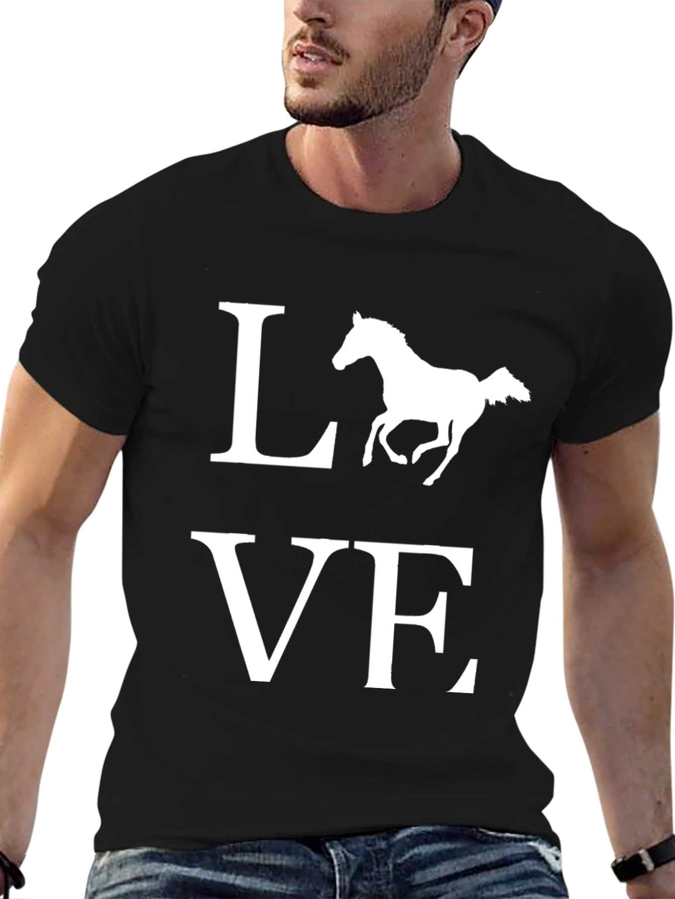 Horse Lover T-Shirt - Stylish Equestrian Tee