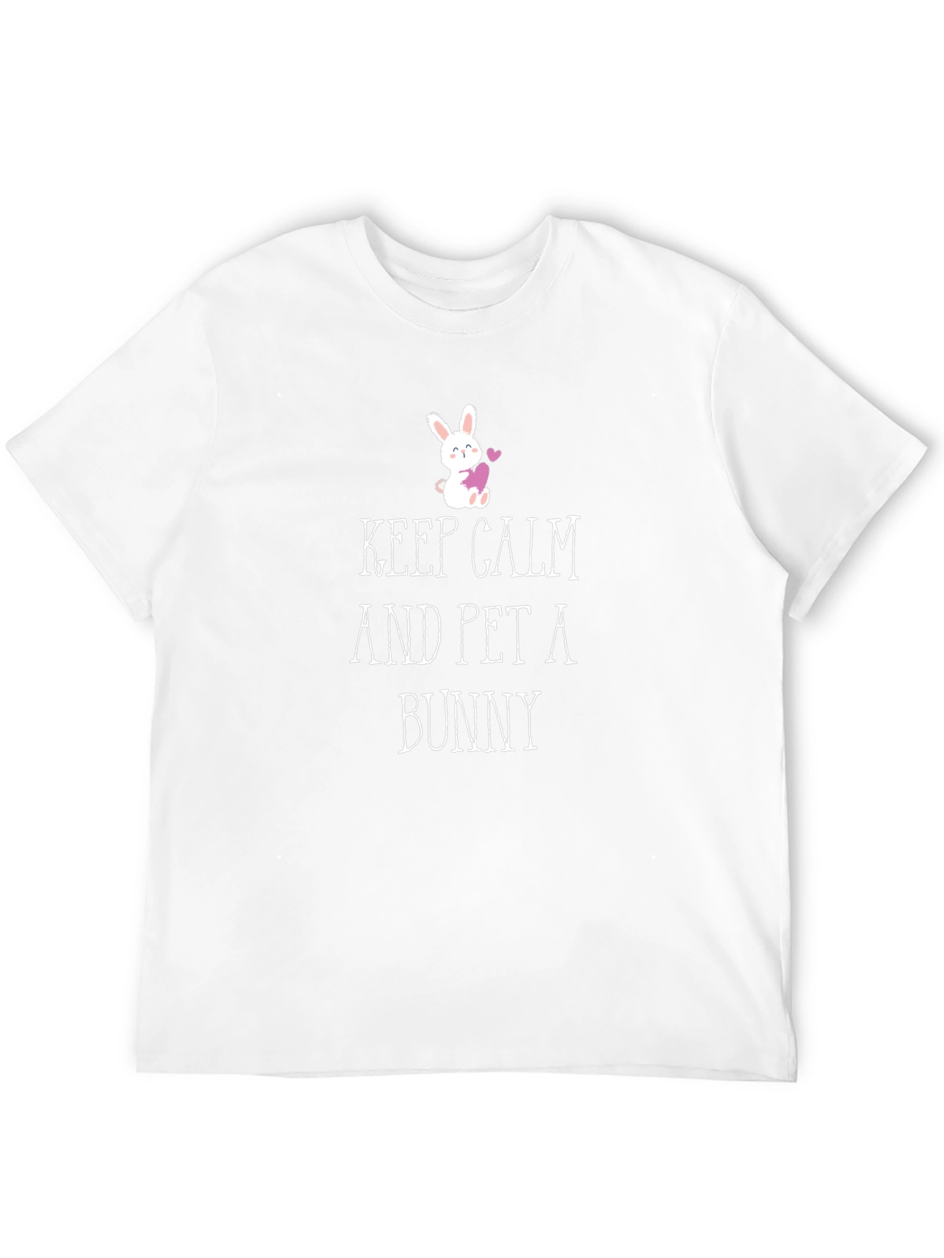 Keep Calm & Pet a Bunny Graphic Tee