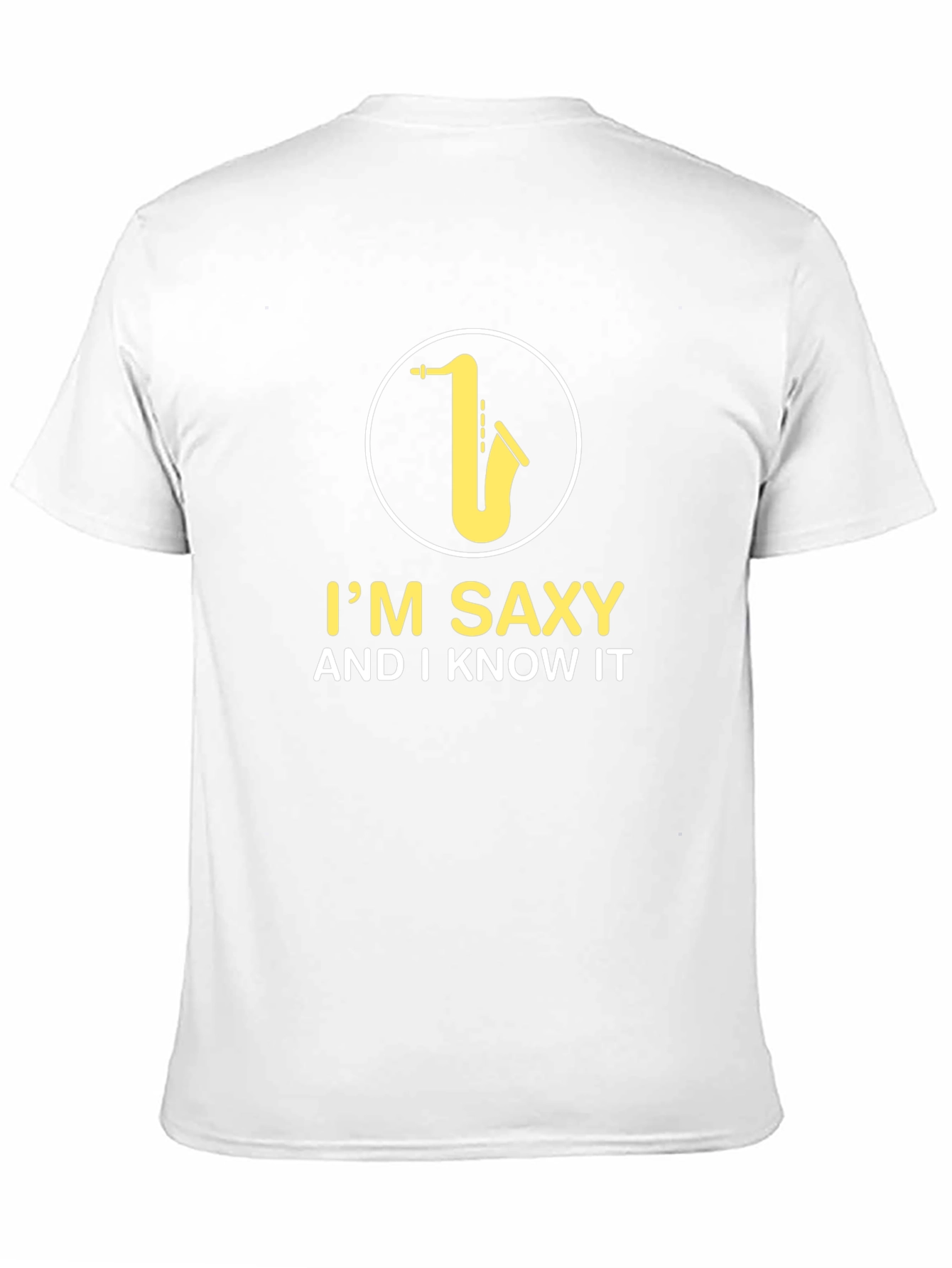 Im Saxy And I Know It Black Graphic Tee
