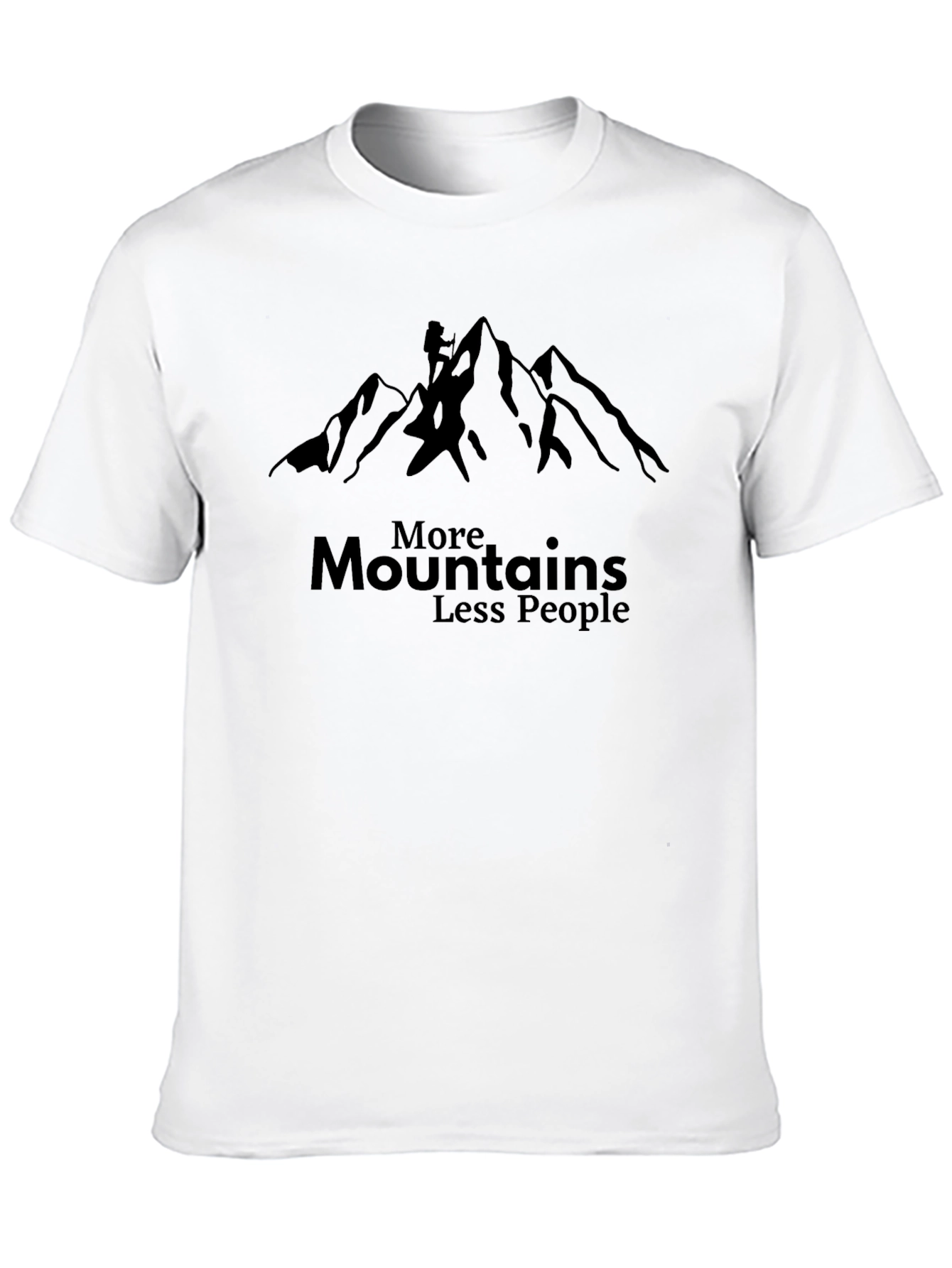 More Mountains Less People Graphic Tee