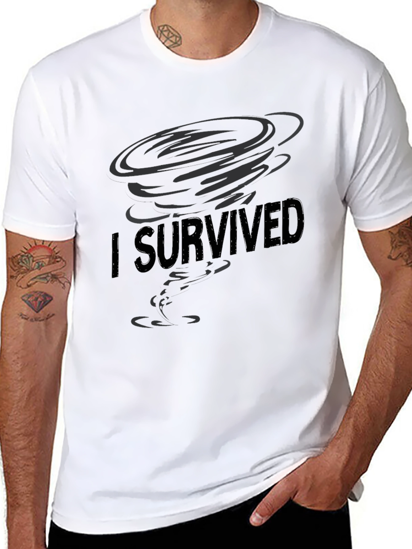 I Survived Tornado T-Shirt Graphic Tee