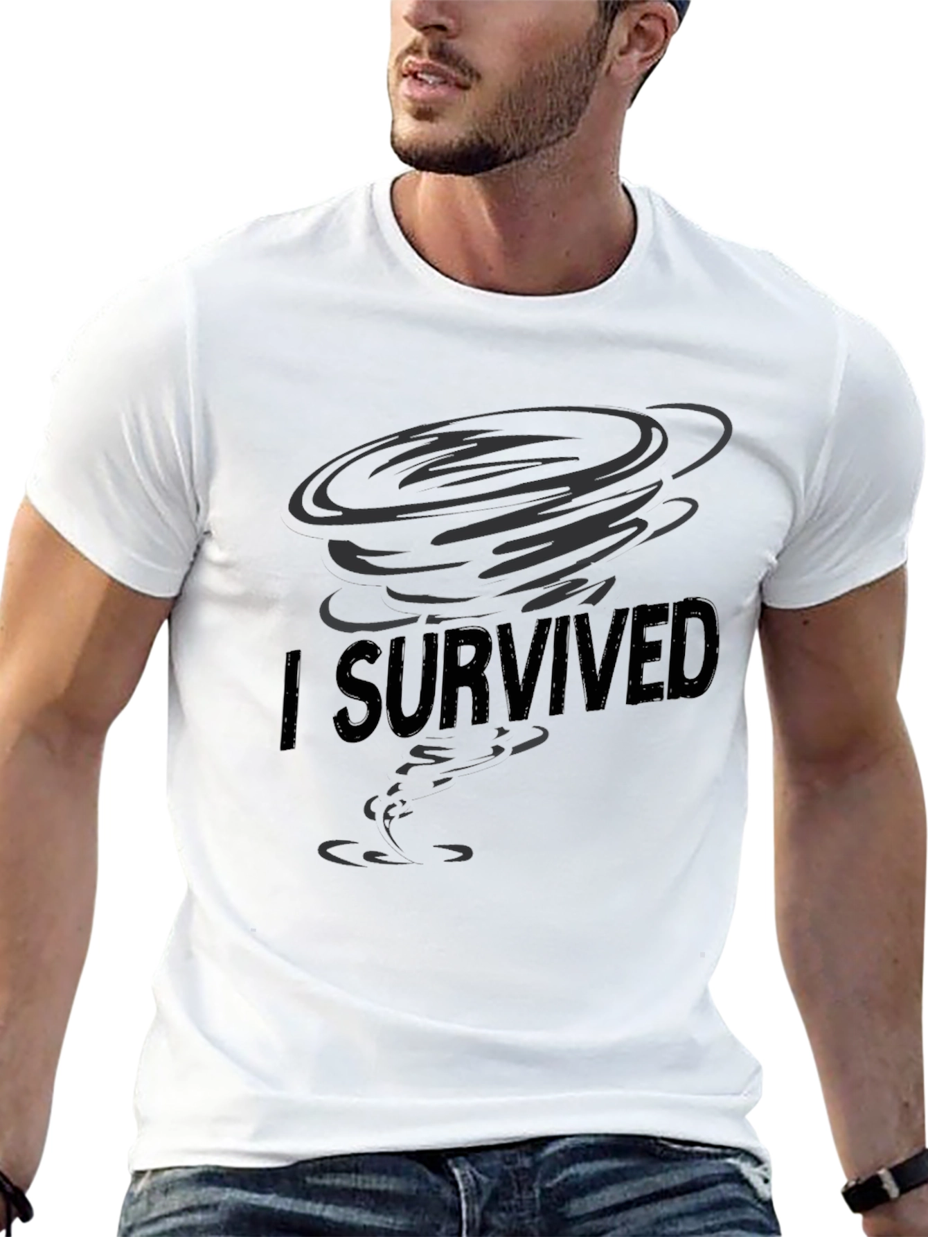 I Survived Tornado T-Shirt Graphic Tee