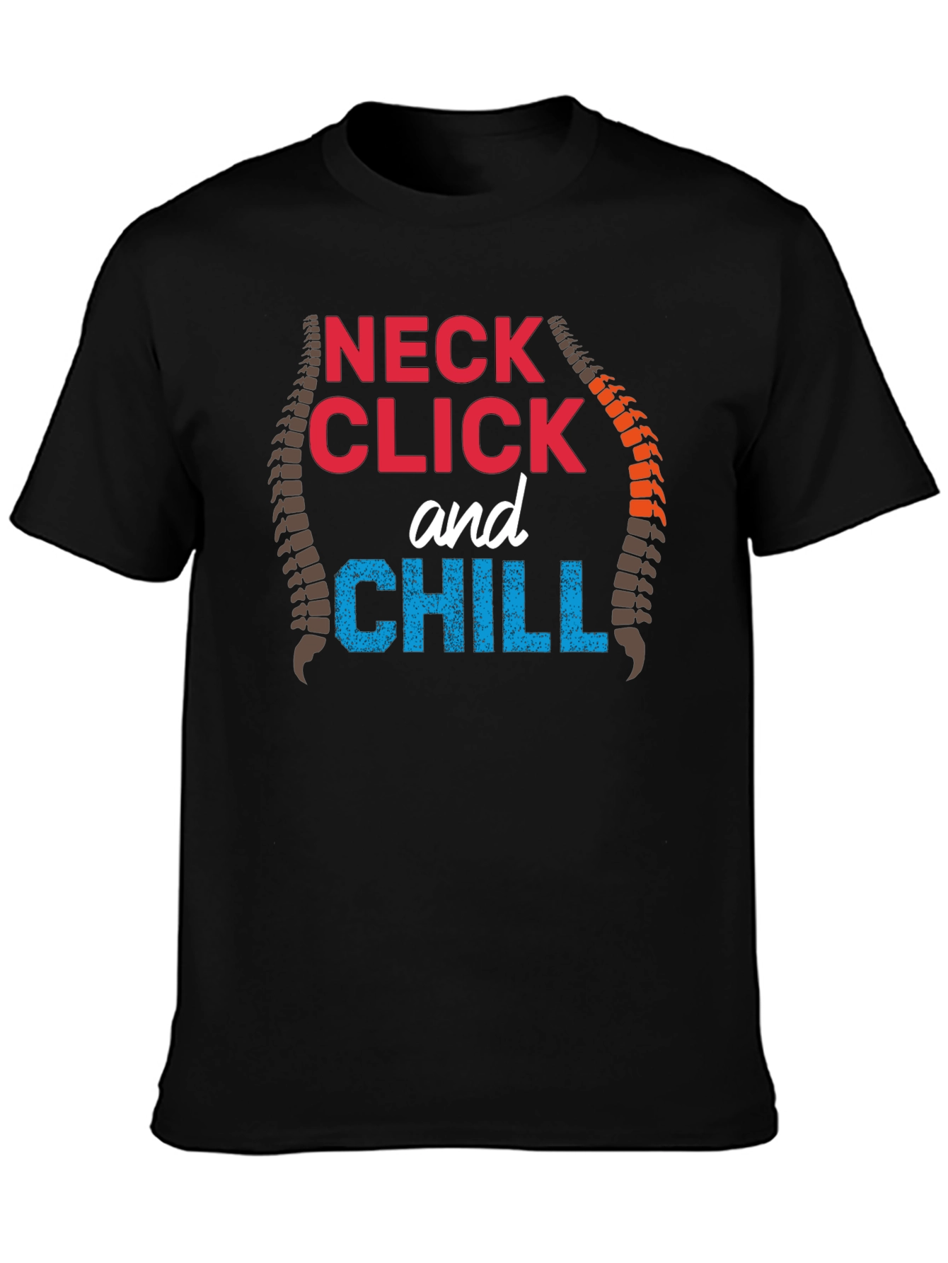 Neck Click and Chill Graphic T-Shirt