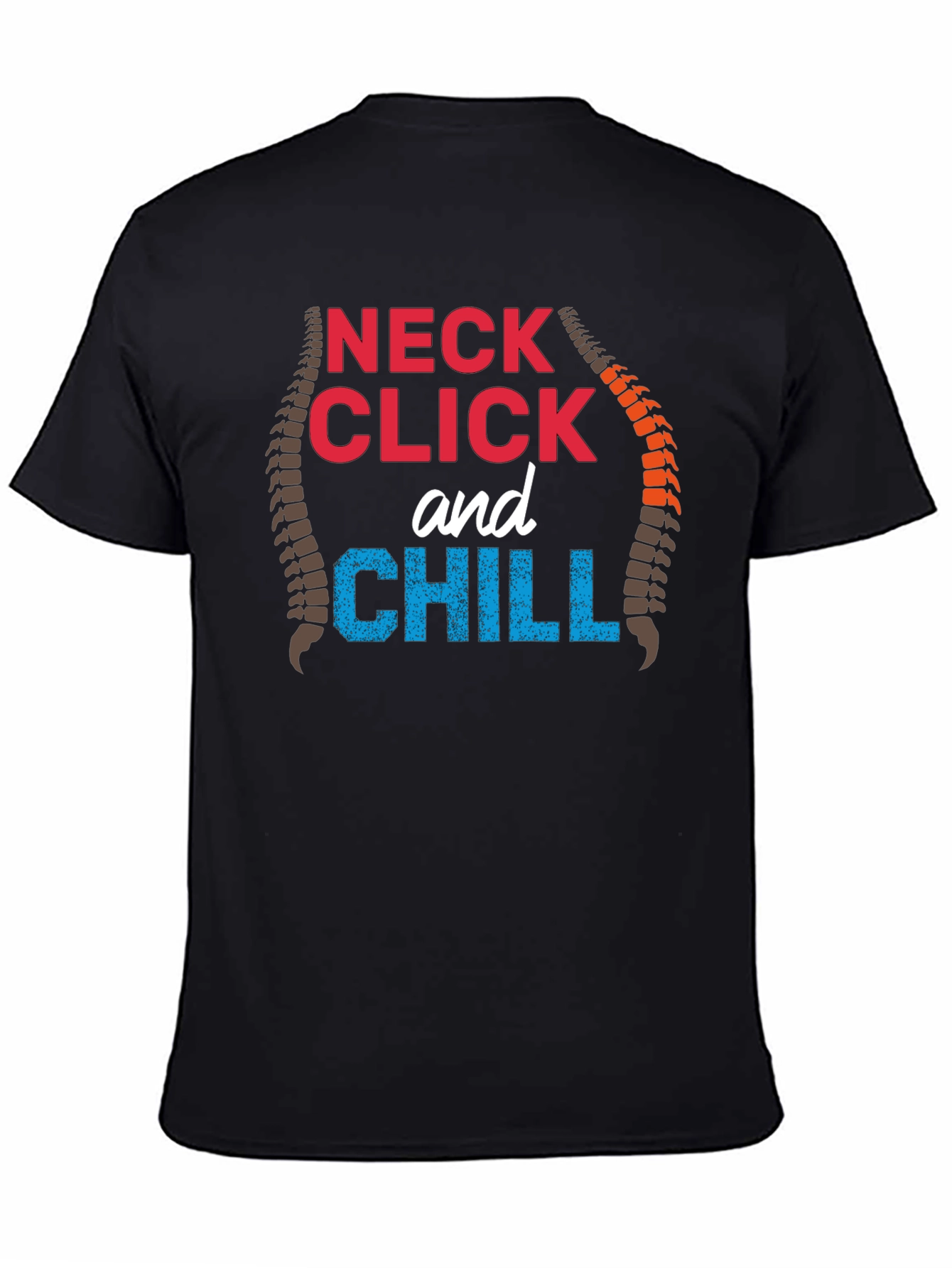 Neck Click and Chill Graphic T-Shirt