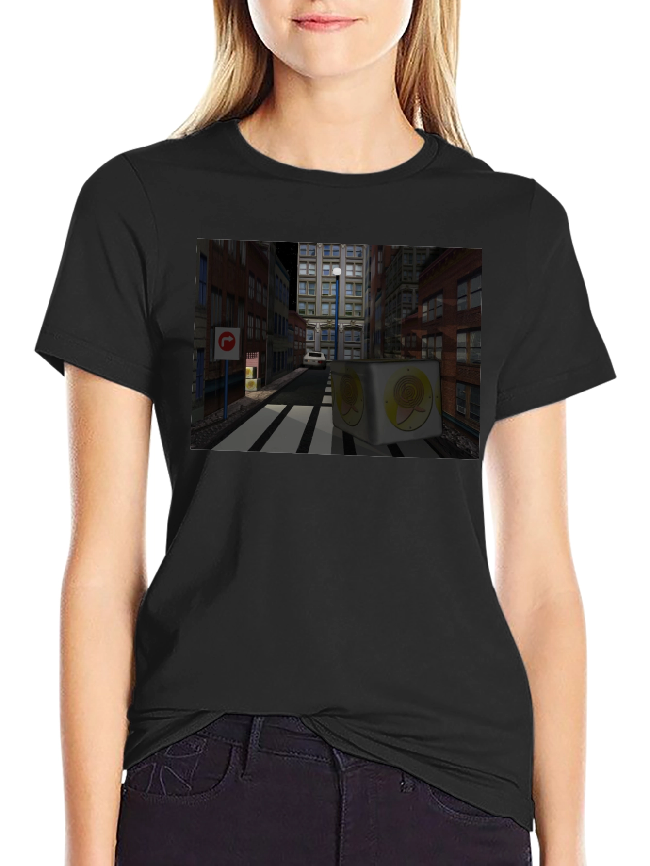 Cityscape Graphic Tee - Unique Urban Design