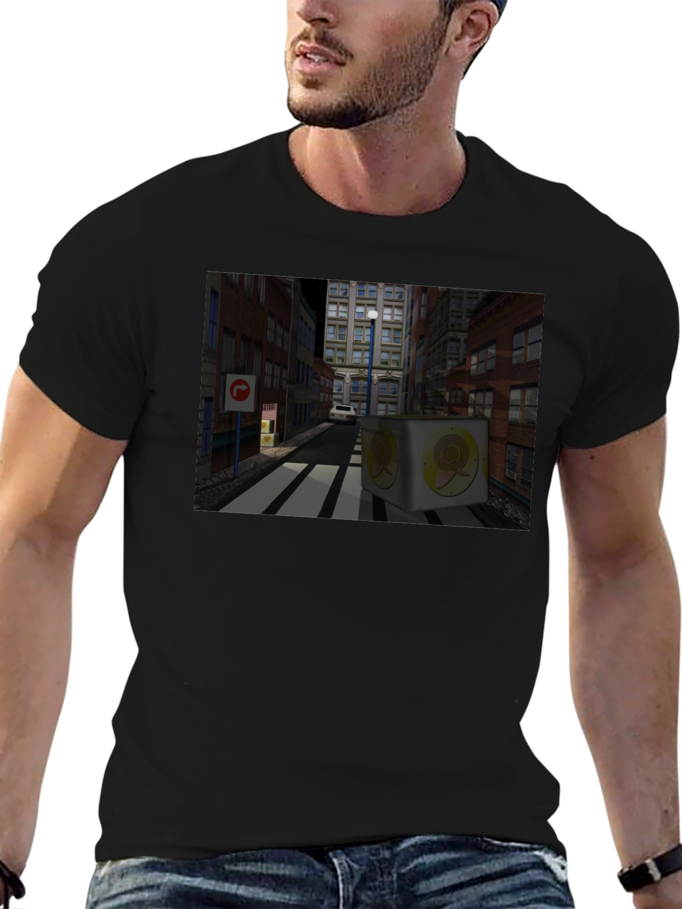 Cityscape Graphic Tee - Unique Urban Design