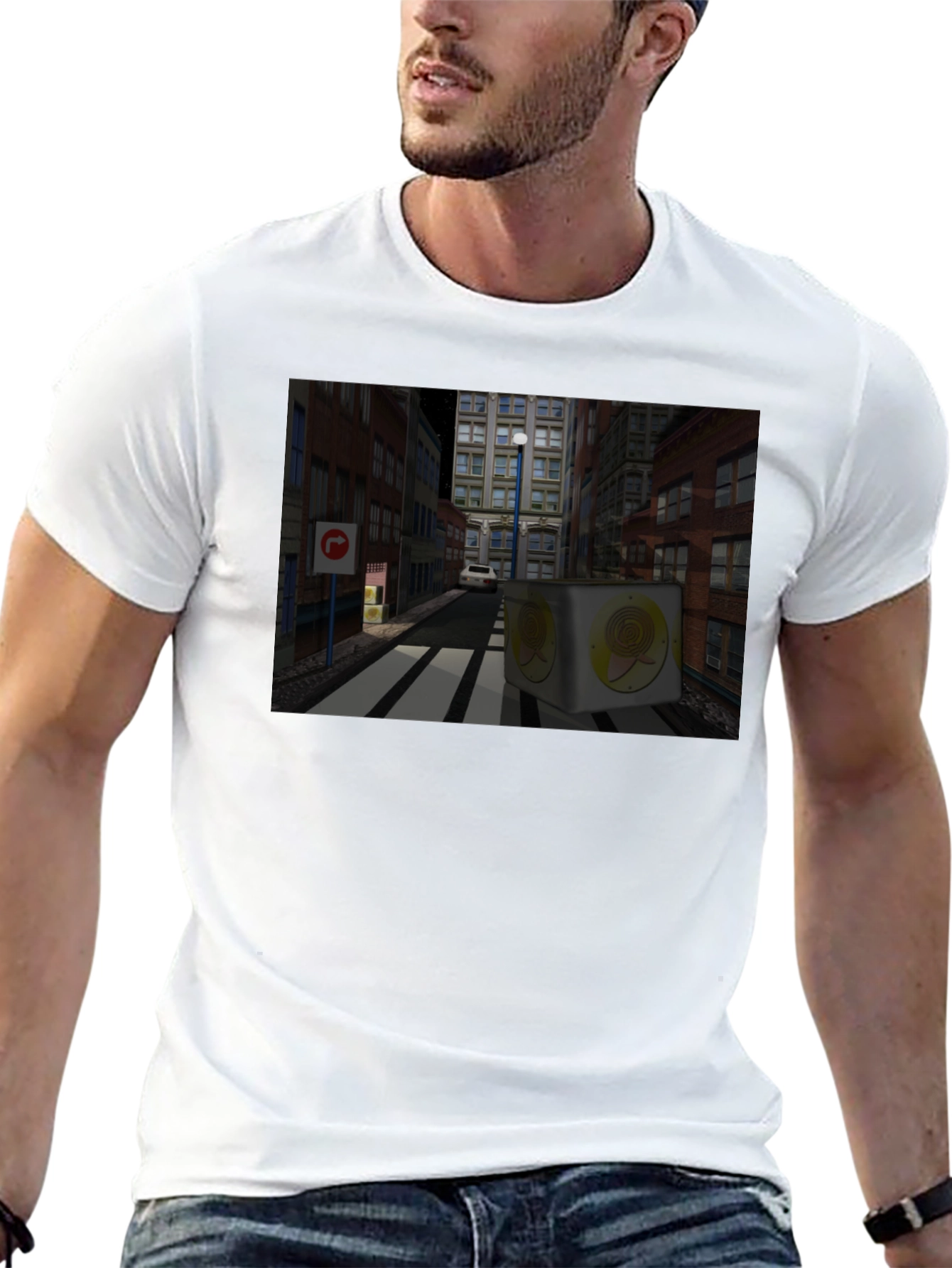 Cityscape Graphic Tee - Unique Urban Design